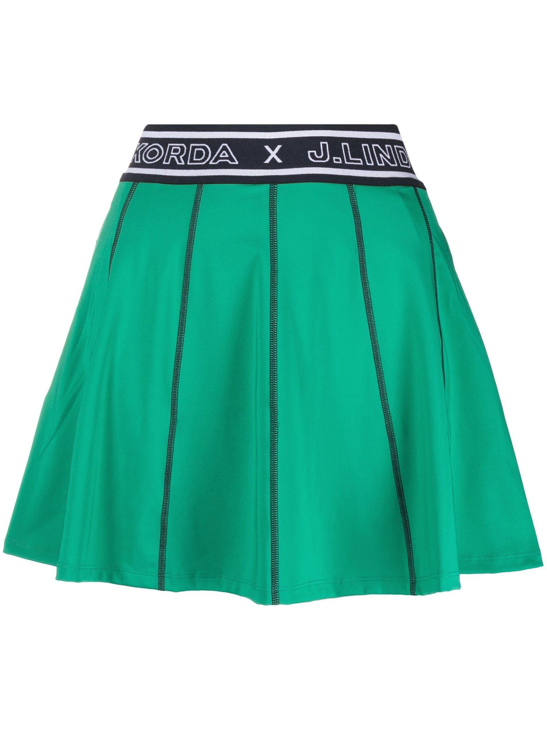 J.Lindeberg X Nelly Korda Pleated Golf Skirt in Green | Lyst