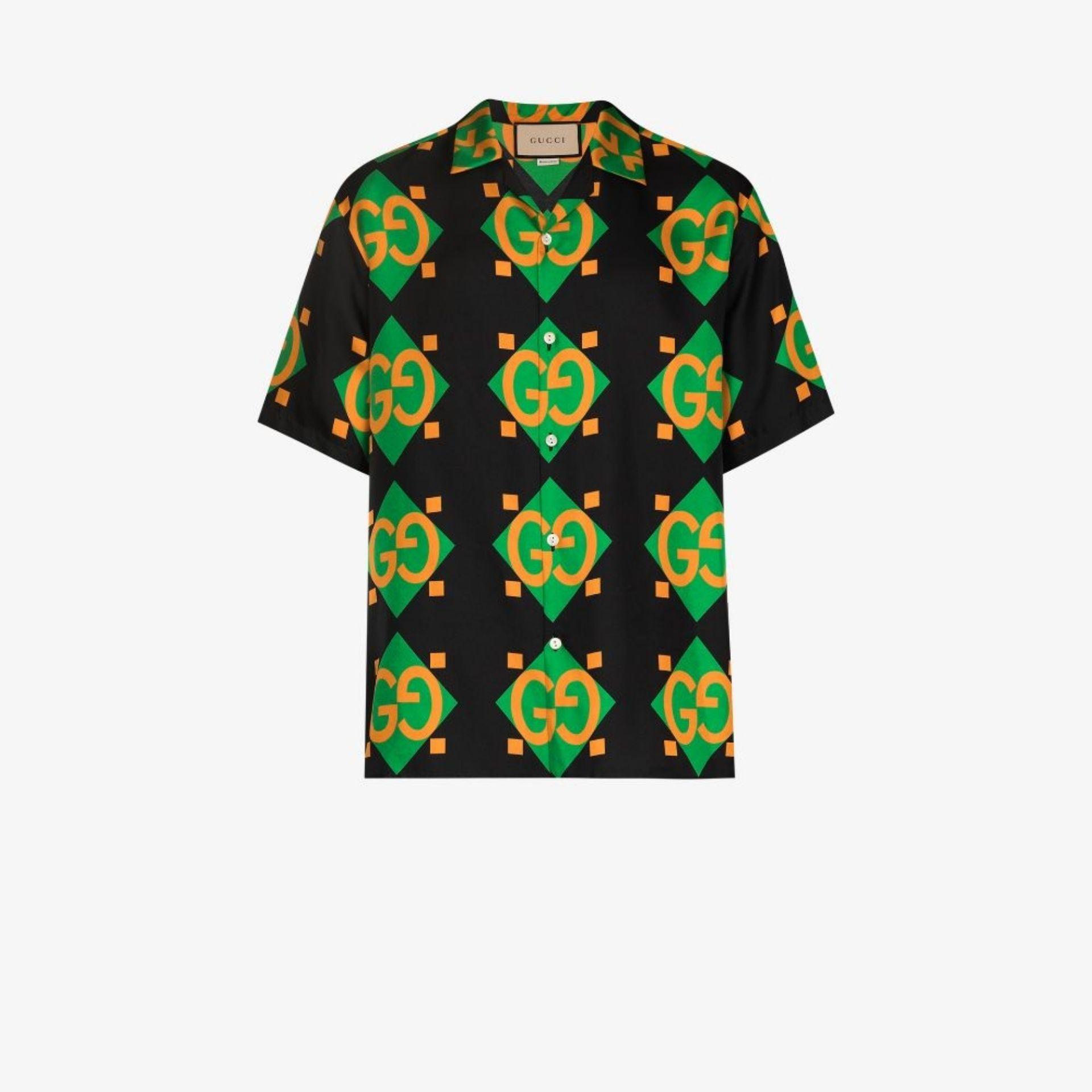 Gucci Mens Bowling Shirt