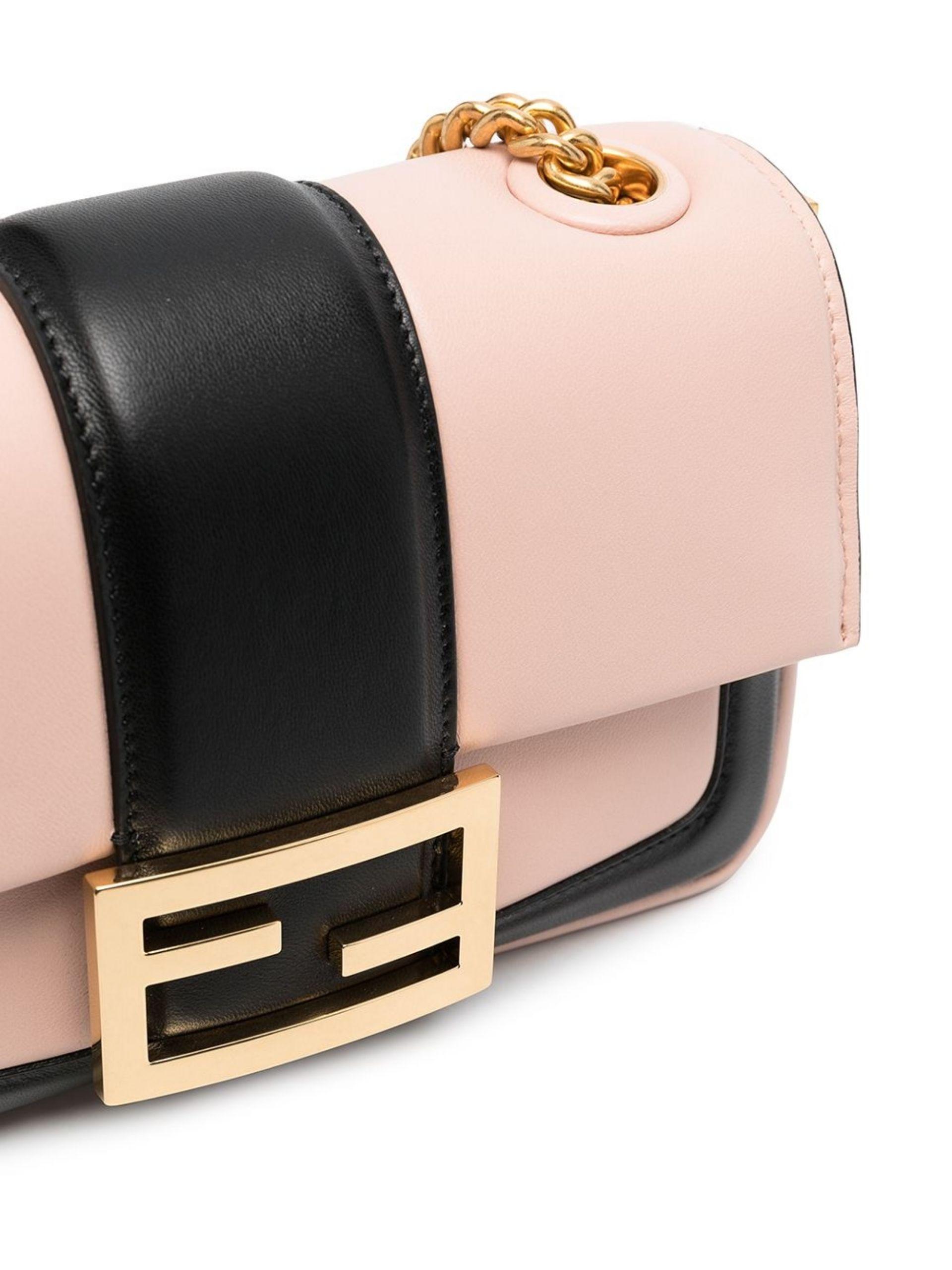 Fendi Pre-owned Mini Baguette Shoulder Bag - Pink