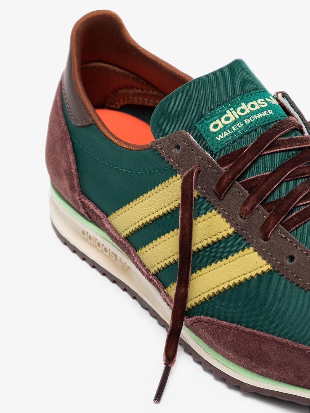 adidas Suede X Wales Bonner Sl72 Sneakers in Green - Lyst