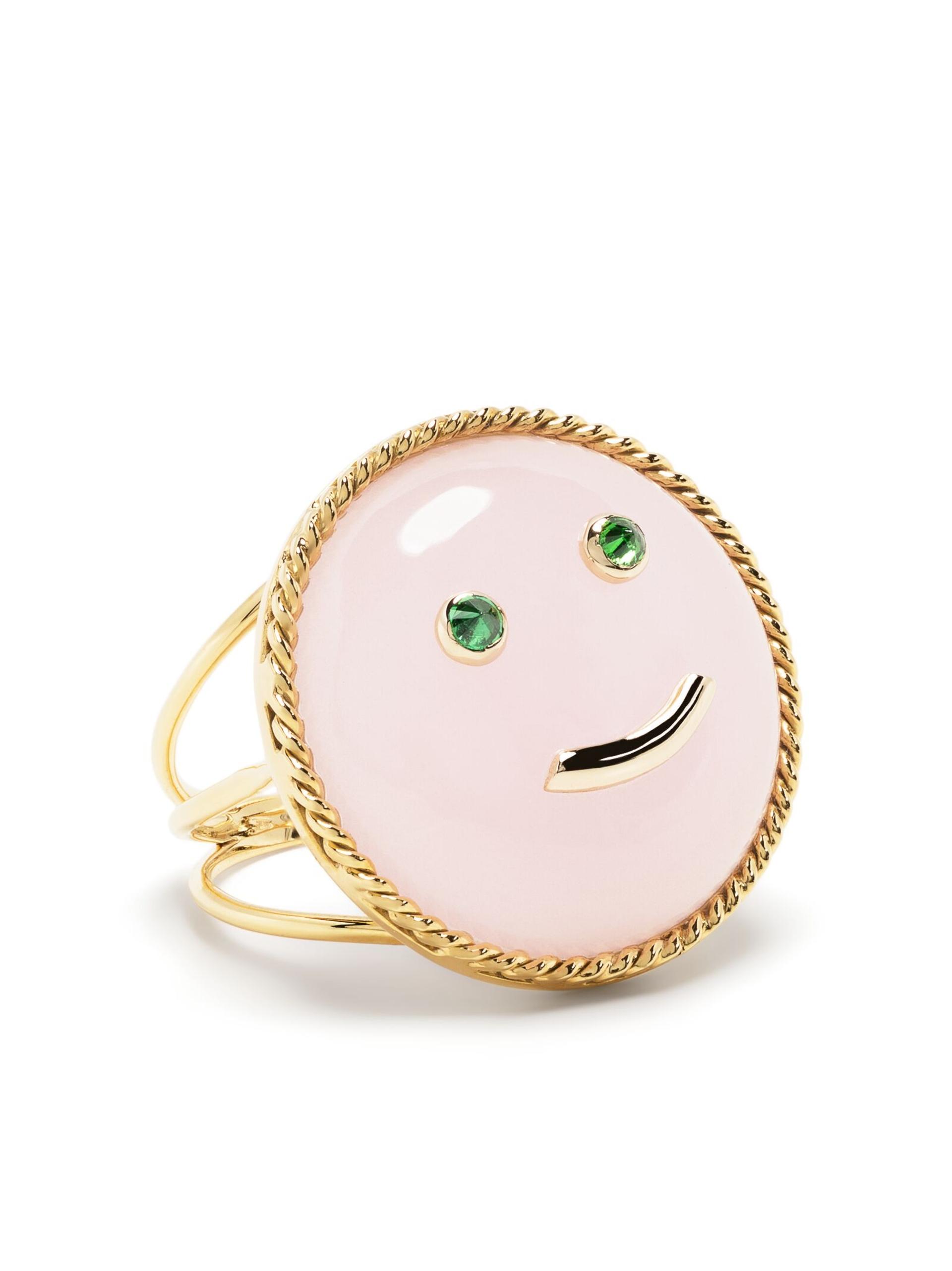 Kamushki 18k Yellow Happy Ring in Pink | Lyst