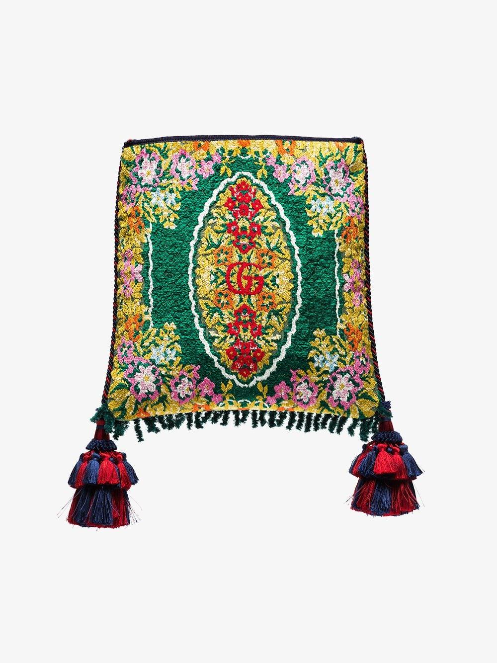 Gucci Multicoloured Floral tapestry Bag in Green Lyst Australia
