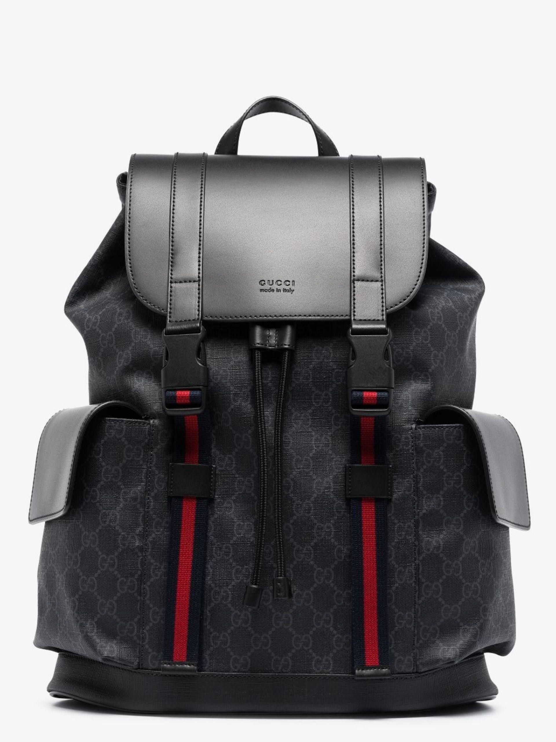 Gucci GG Black Backpack for Men | Lyst