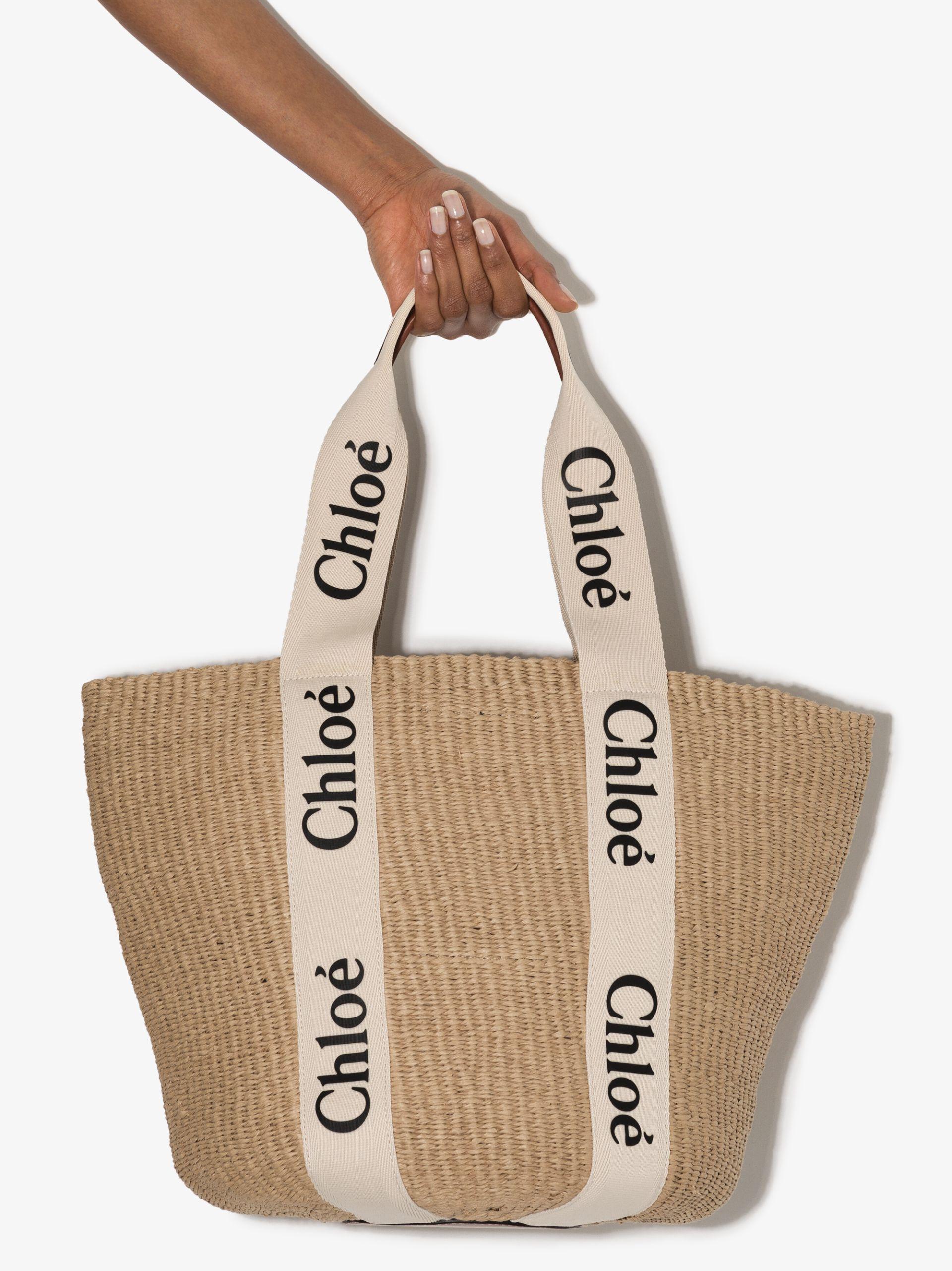 Chloe straw bag dupe Clearance