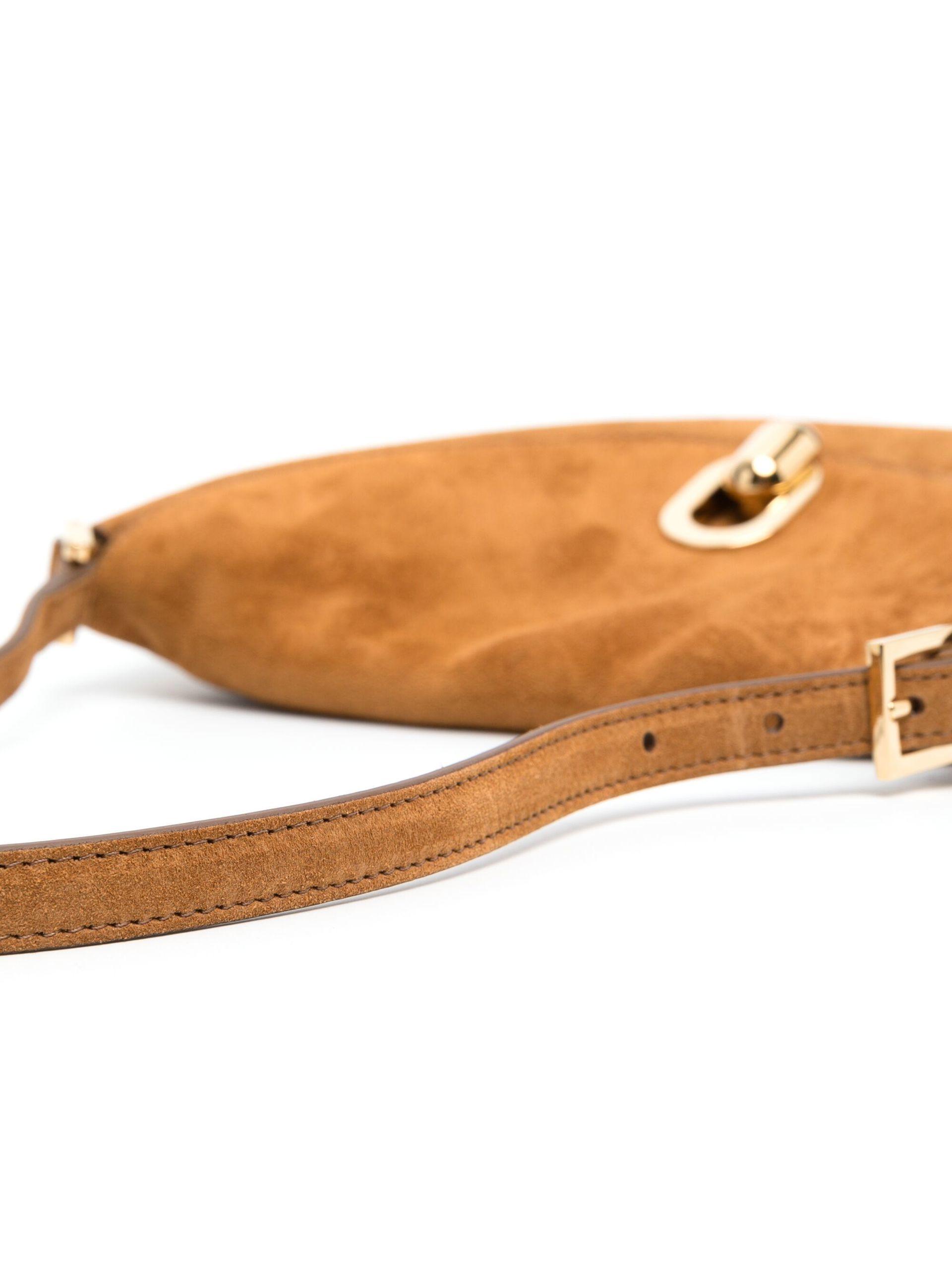 Small Tondo Hobo in Bone Leather – Savette