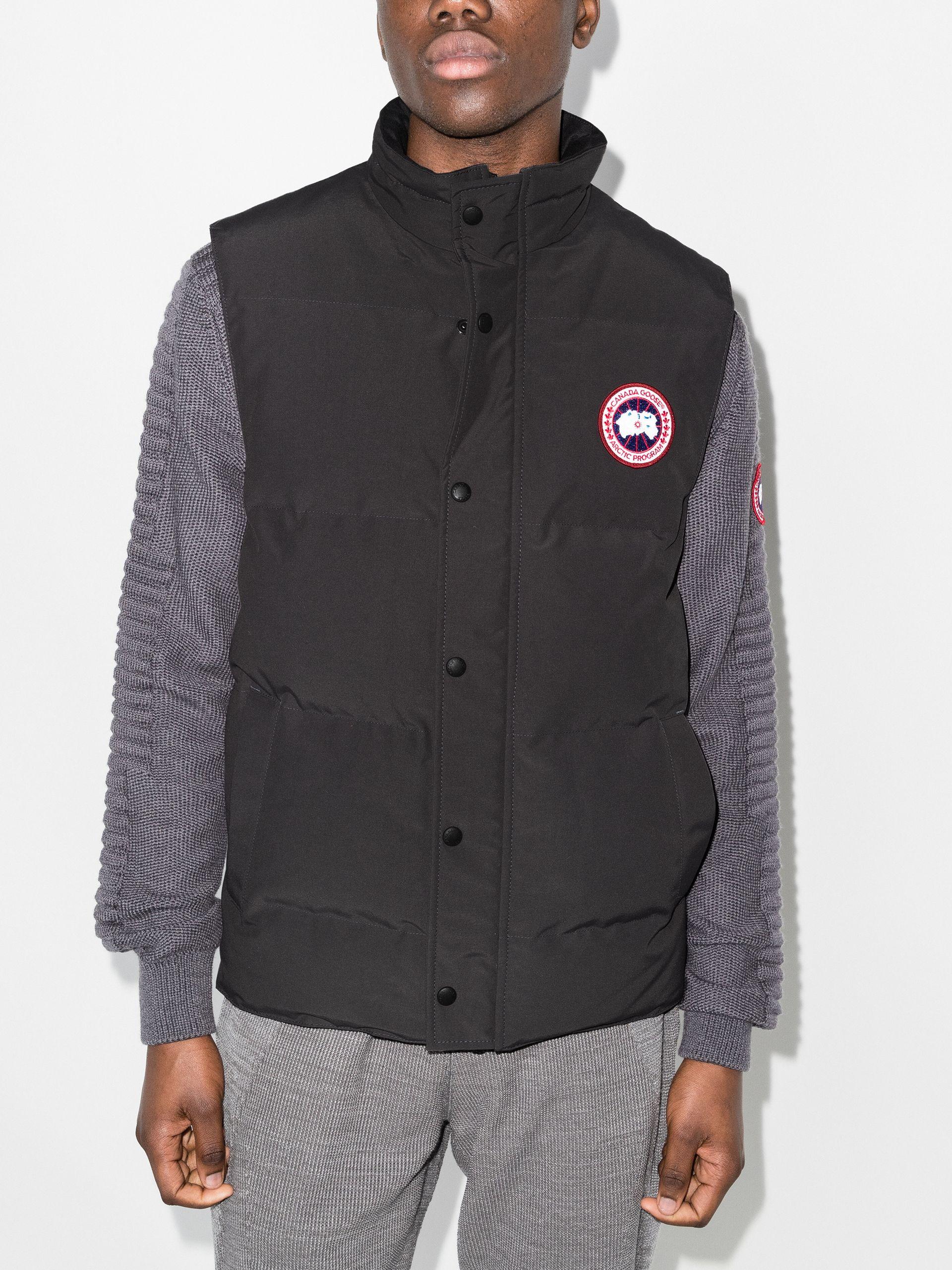 canada goose grey gilet