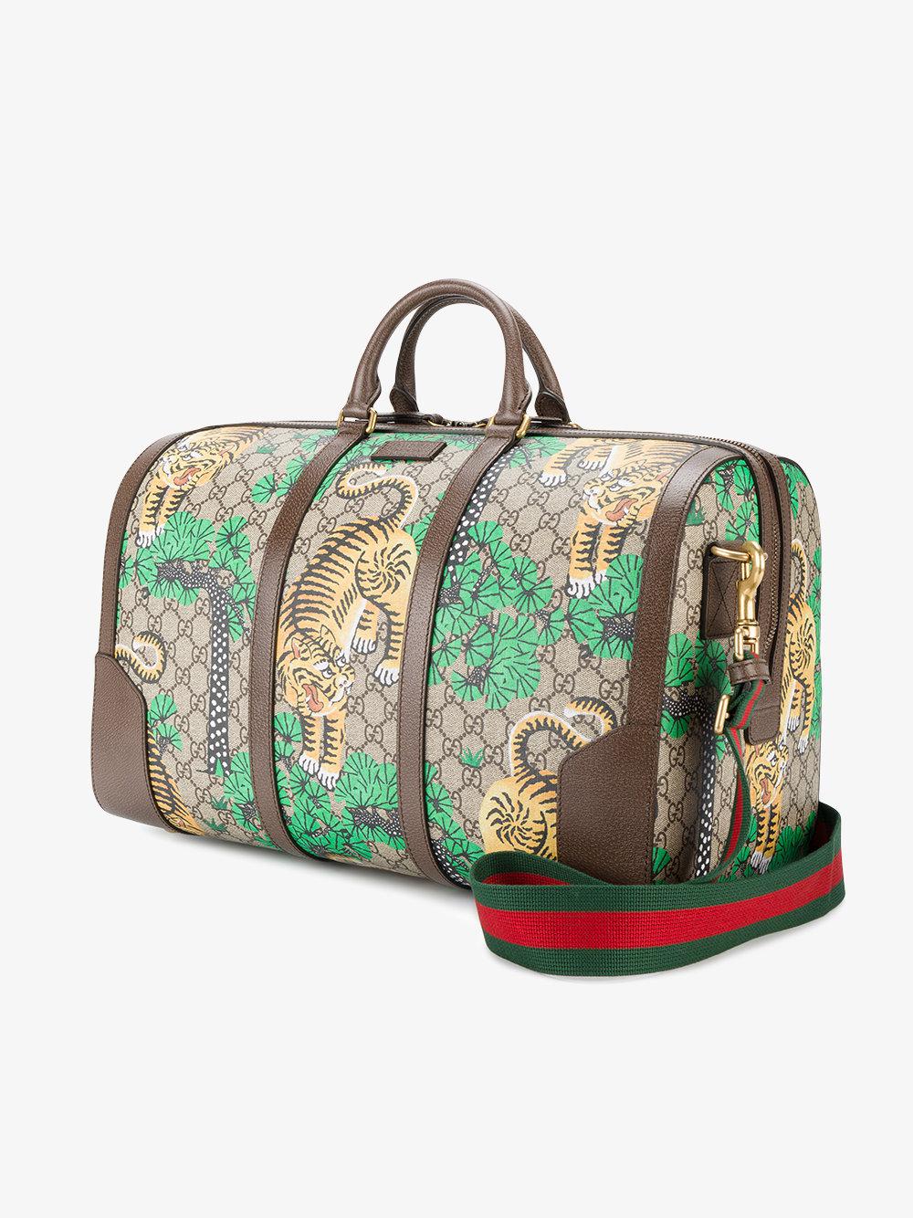 Gucci Bengal Gg Supreme Print Messenger Bag in Brown for Men