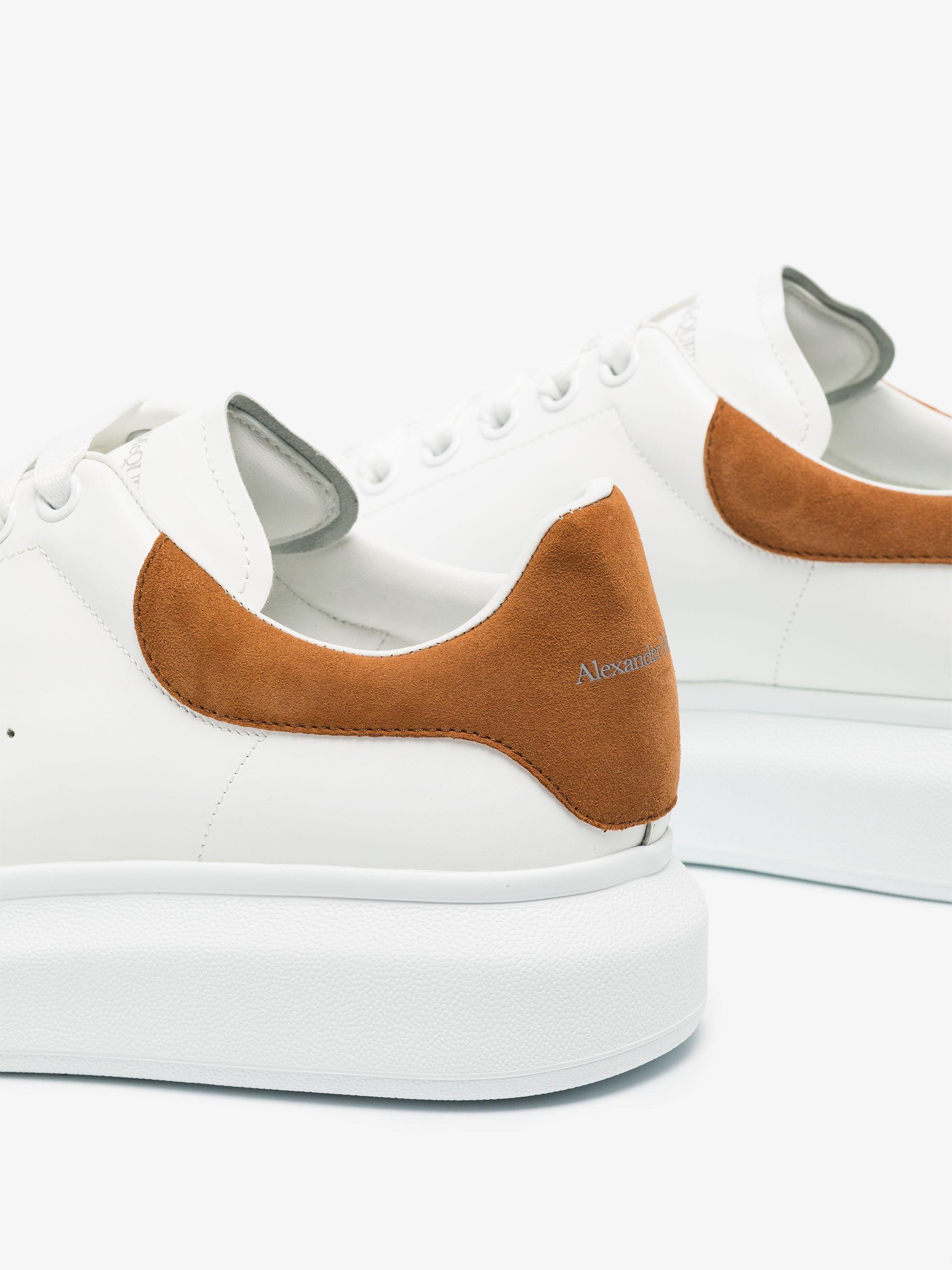 Alexander McQueen And Brown Oversized Sneakers - Men's - Leather/rubber in  White for Men | Lyst