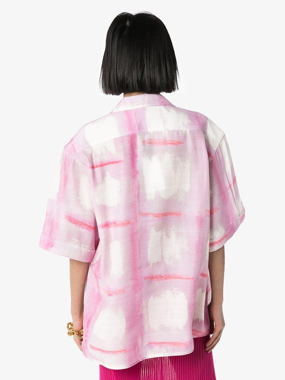 Jacquemus Silk Pink La Chemise Vallena Short Sleeve Shirt - Lyst