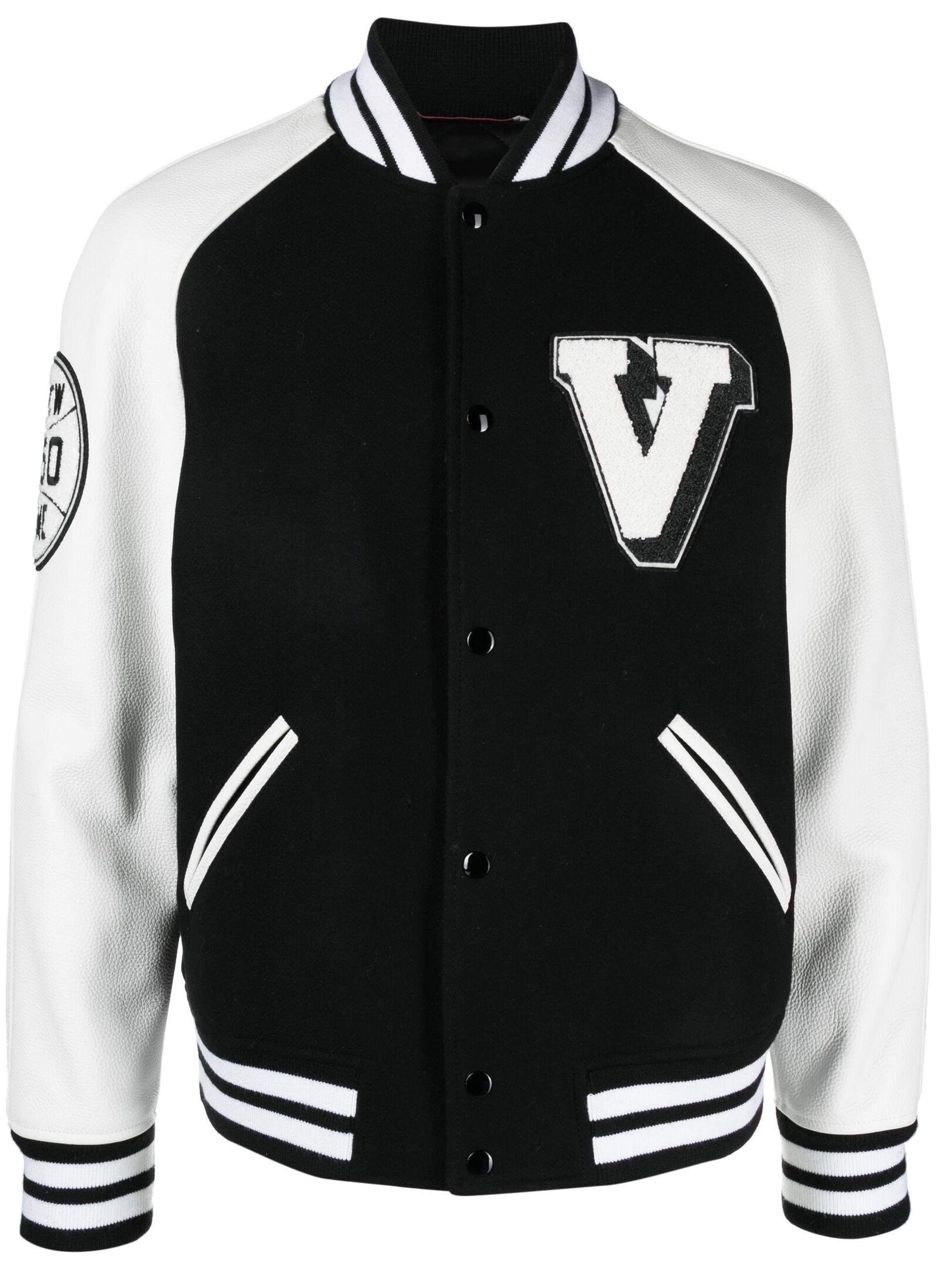 Valentino Garavani Varsity Bomber Jacket - Men's - Wool/calf