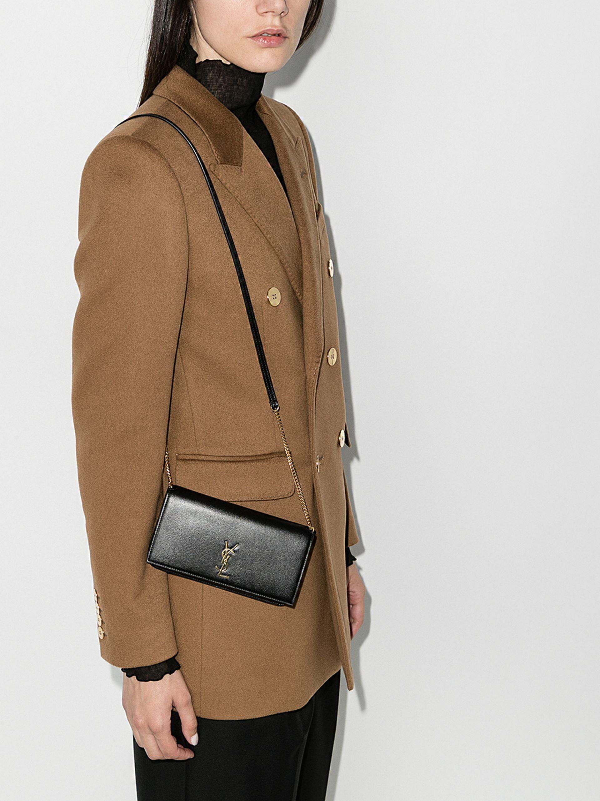 Saint Laurent Leather Crossbody Phone 