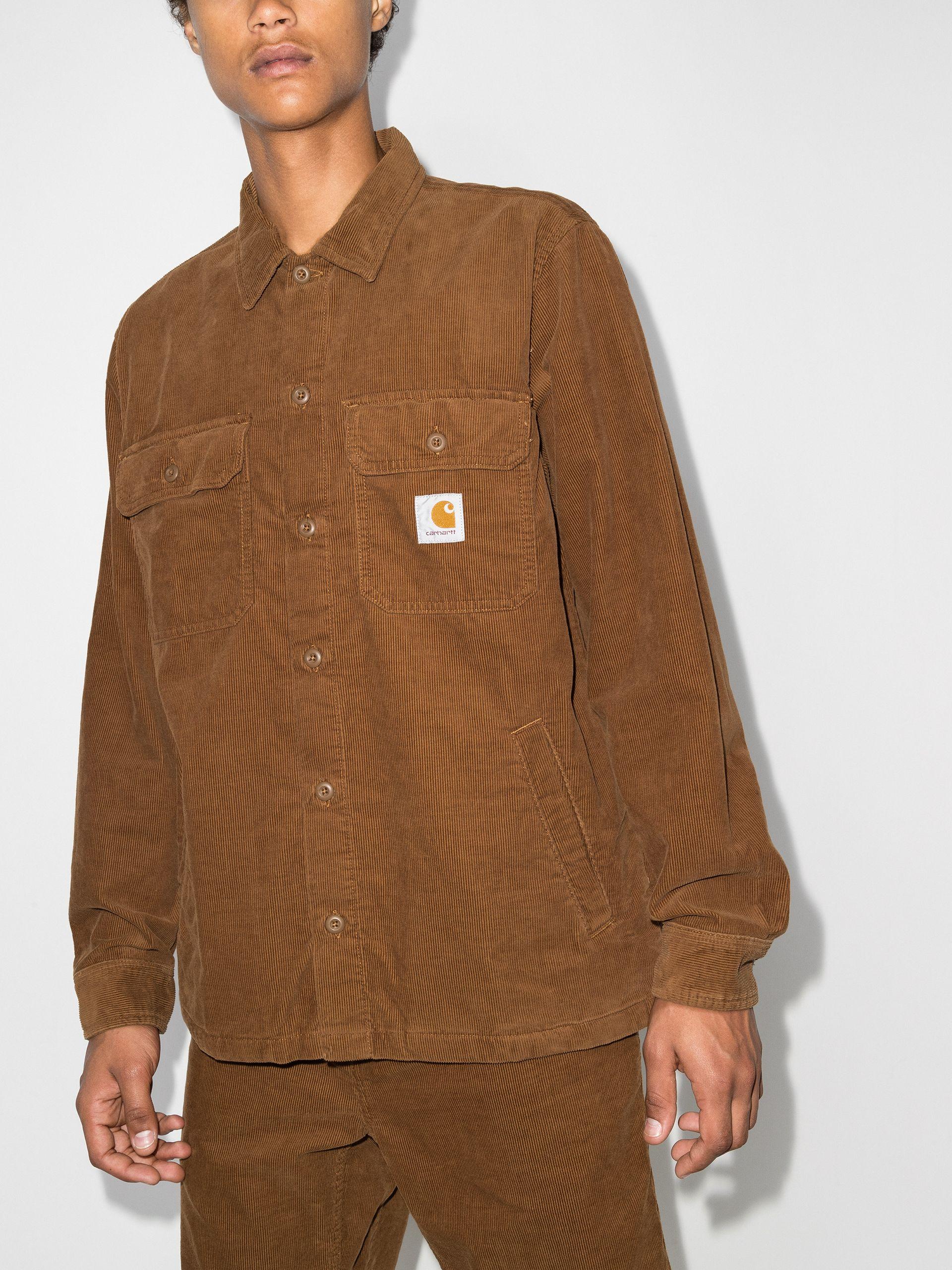Carhartt WIP Dixon Corduroy Shirt Jacket in Brown for Men | Lyst