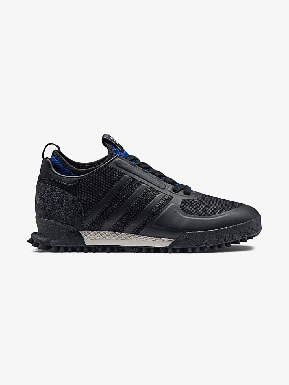 adidas Leather X Cp Company Black And Blue Marathon