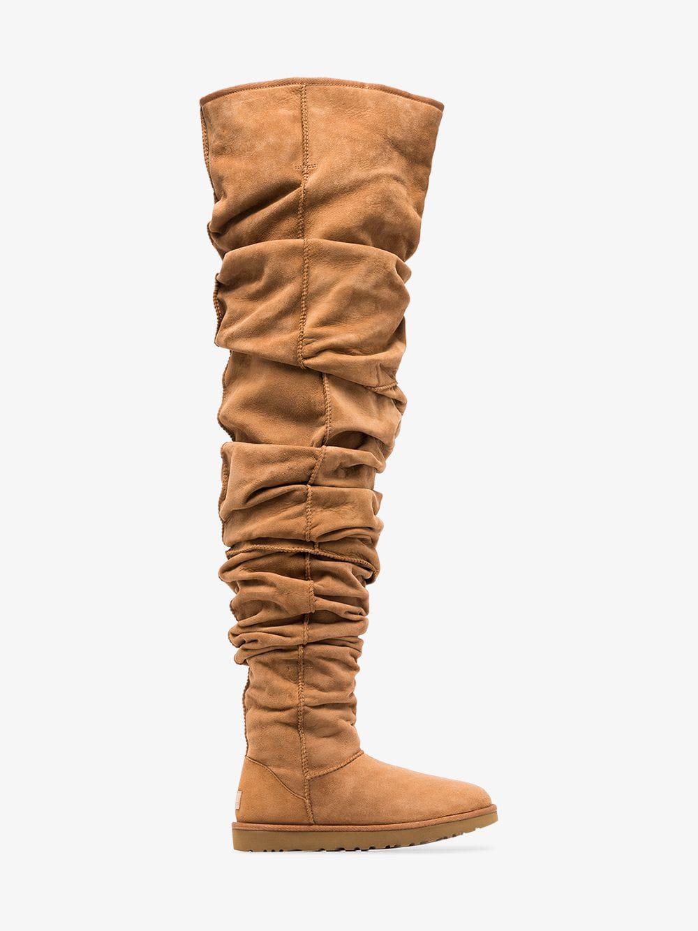 y project thigh high uggs