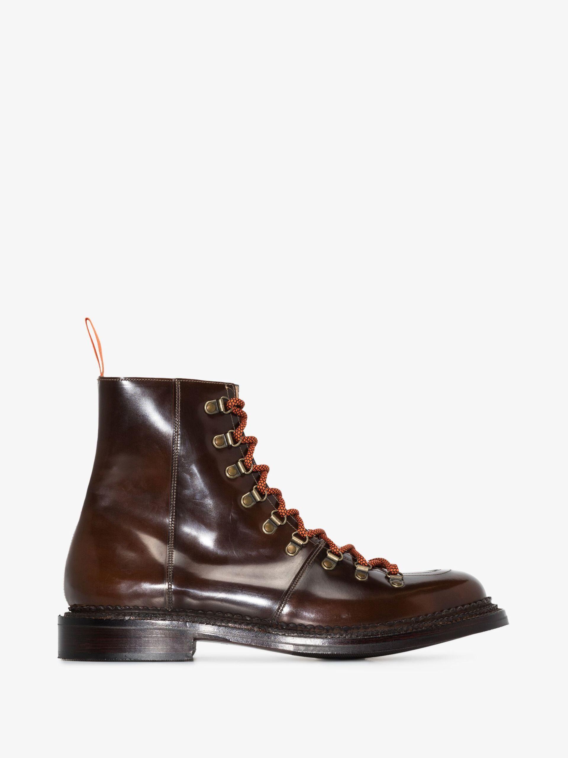 Grenson Brady Leather Hiking Boots in Brown for Men Lyst UK
