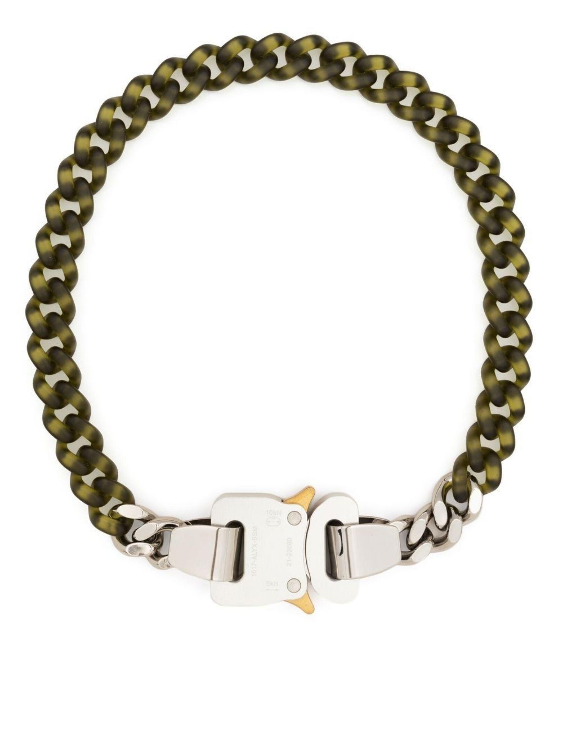 1017 ALYX 9SM Buckle Necklace in Green for Men | Lyst