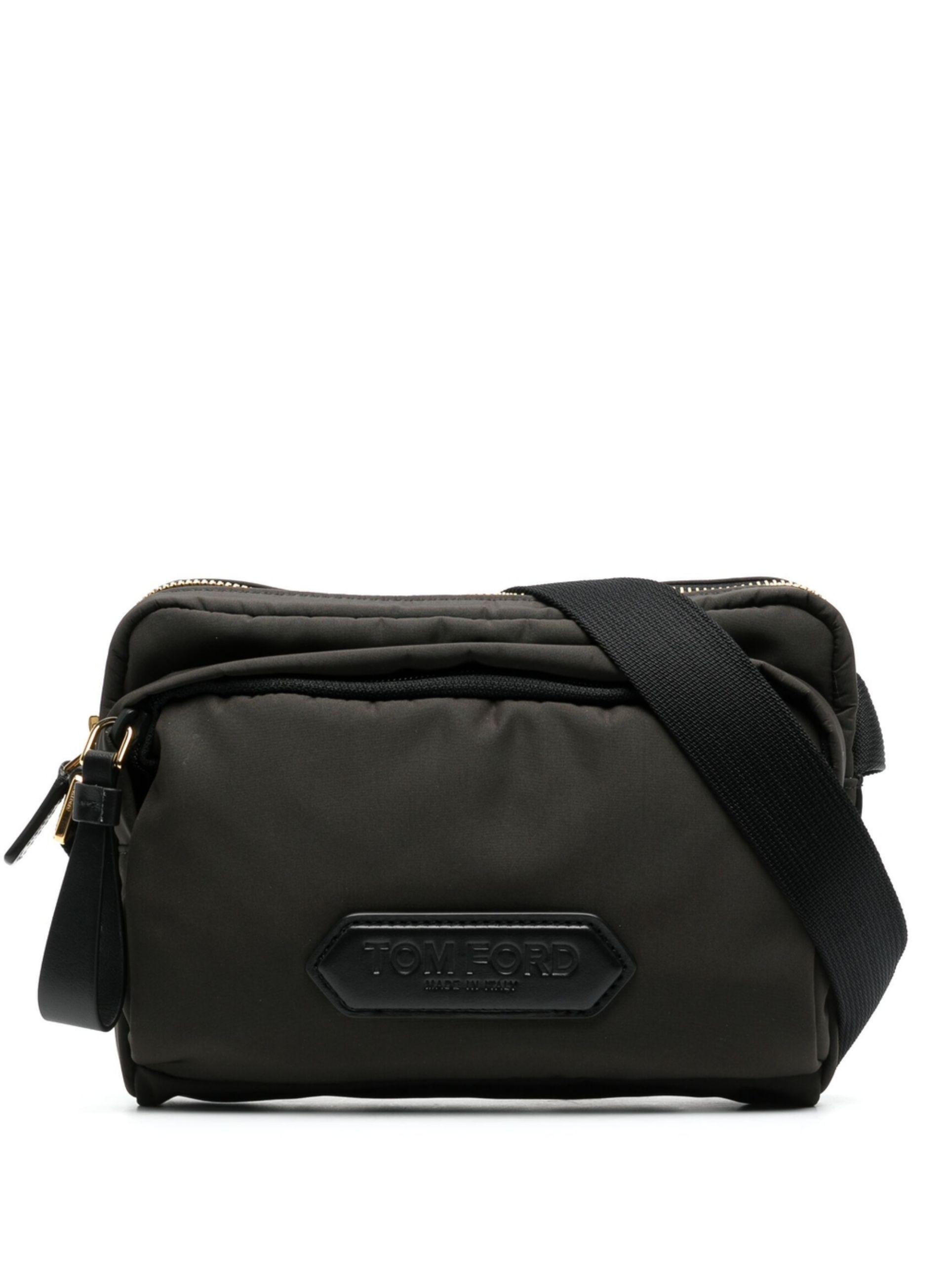 Tom Ford Mini Messenger Bag in Black for Men | Lyst