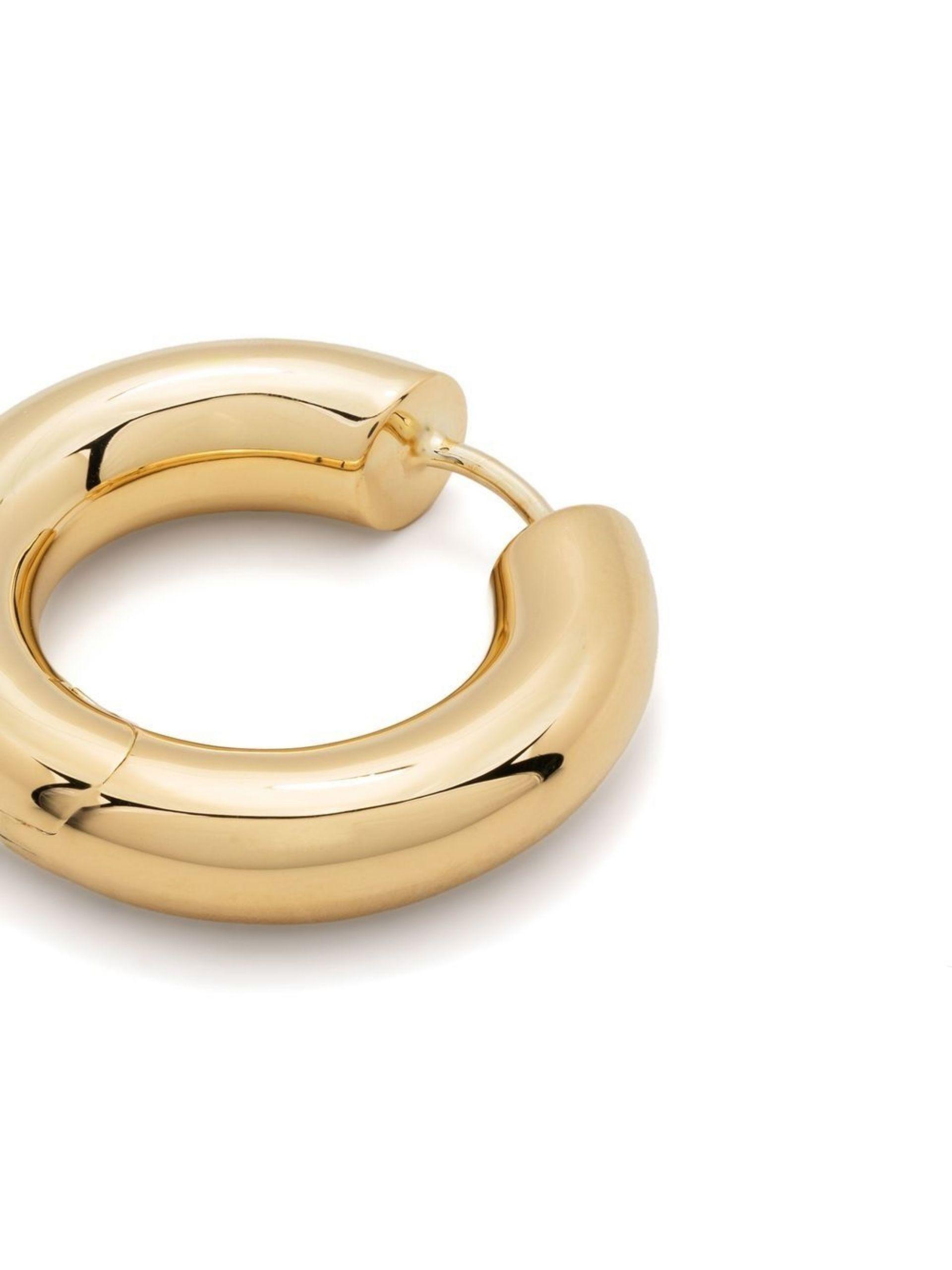 Tom Wood -plated Chunky Hoops Medium Hoop Earrings - Unisex - 9kt