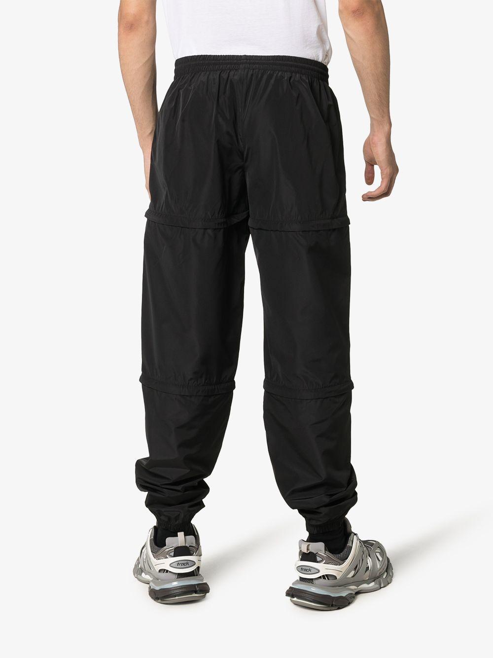Balenciaga Zip Off Track Pants in Black for Men - Lyst