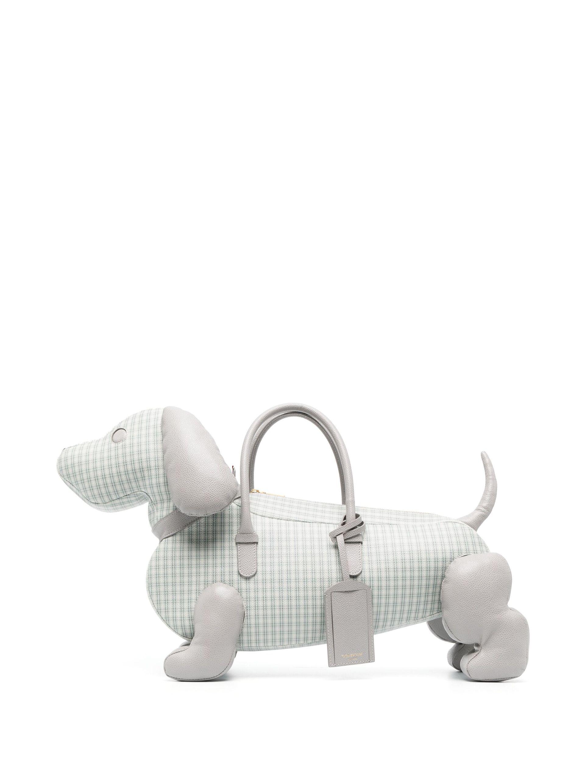 Thom Browne Large Hector Dog-Shaped Tote Bag in White | Lyst