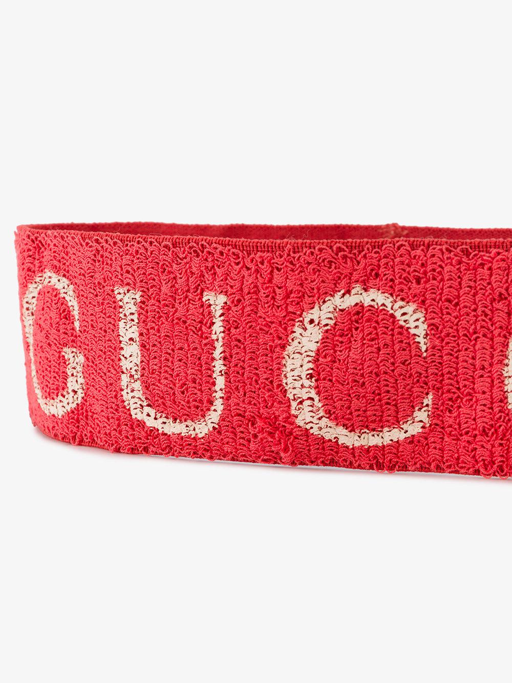 red gucci head band