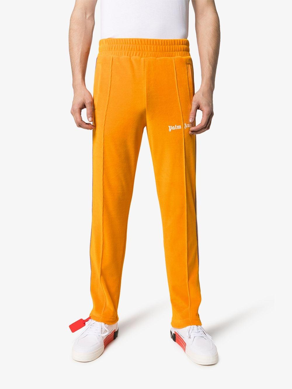 palm angels orange track pants