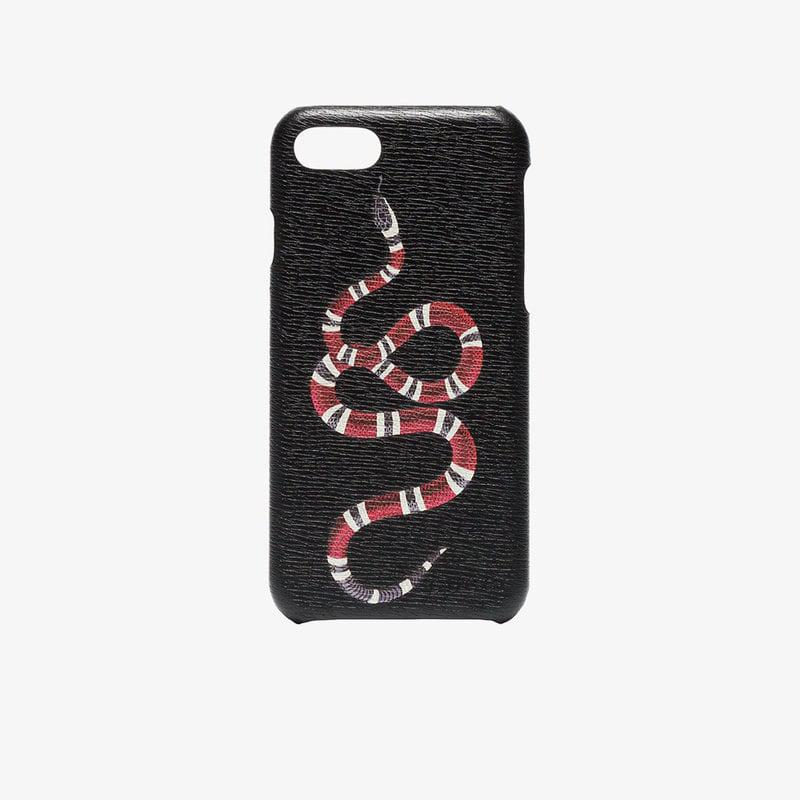 Gucci Black Snake Print Iphone 8 Case for Men | Lyst Australia