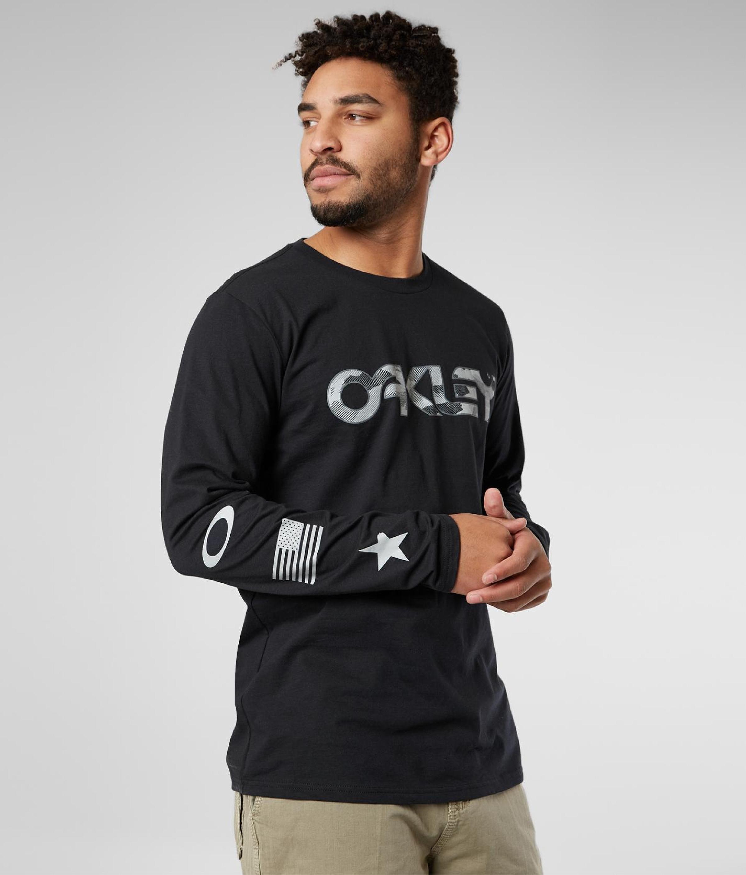 Oakley Long Sleeve Camo T-shirt in Black for Men | Lyst