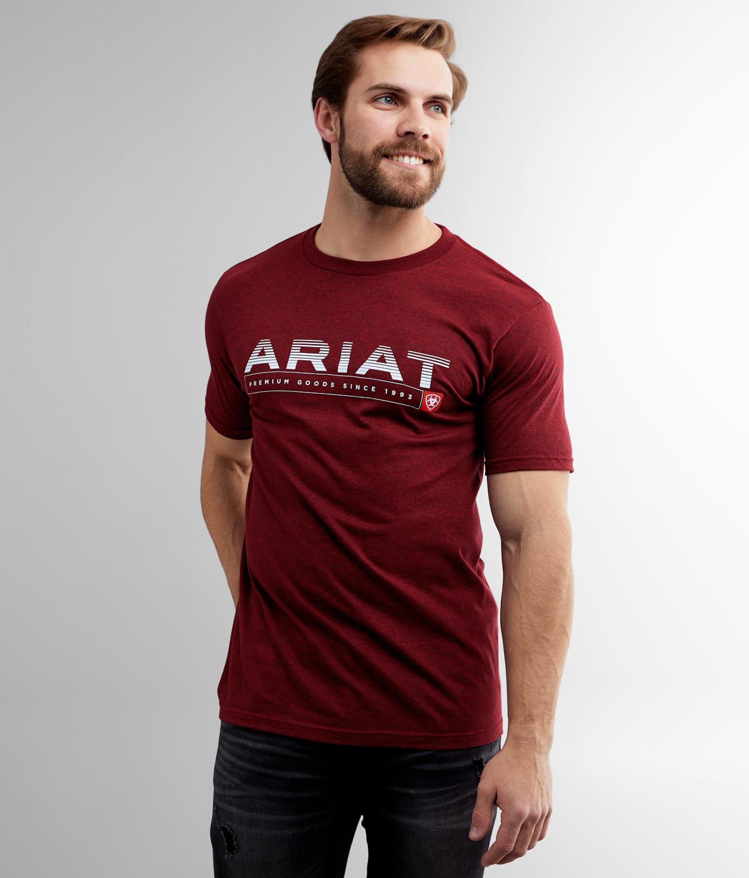 Ariat Lines T-shirt in Red for Men - Lyst