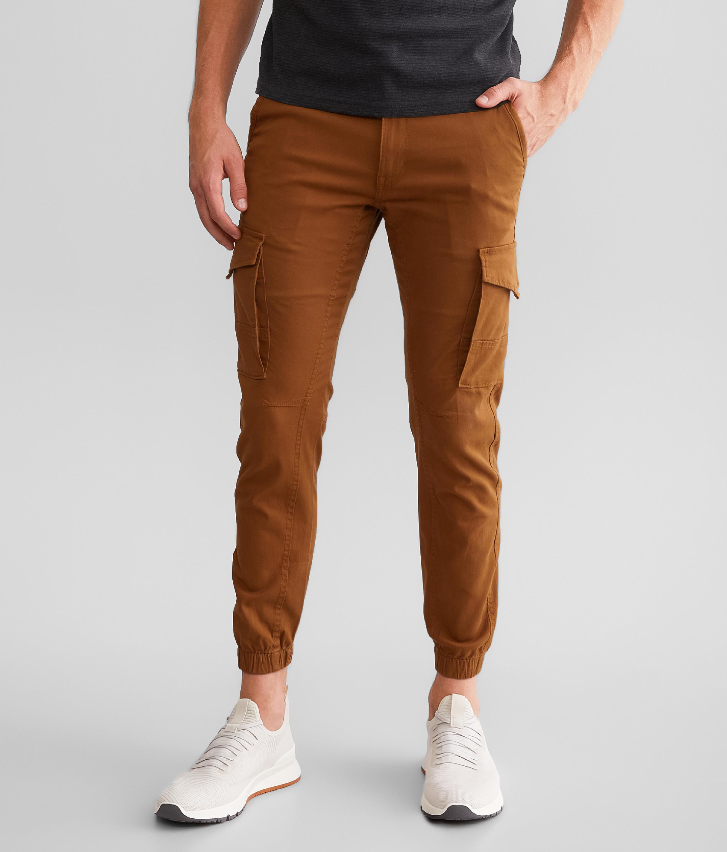 Jack & Jones Paul Tapered Cargo Stretch Pant in Brown for Men | Lyst