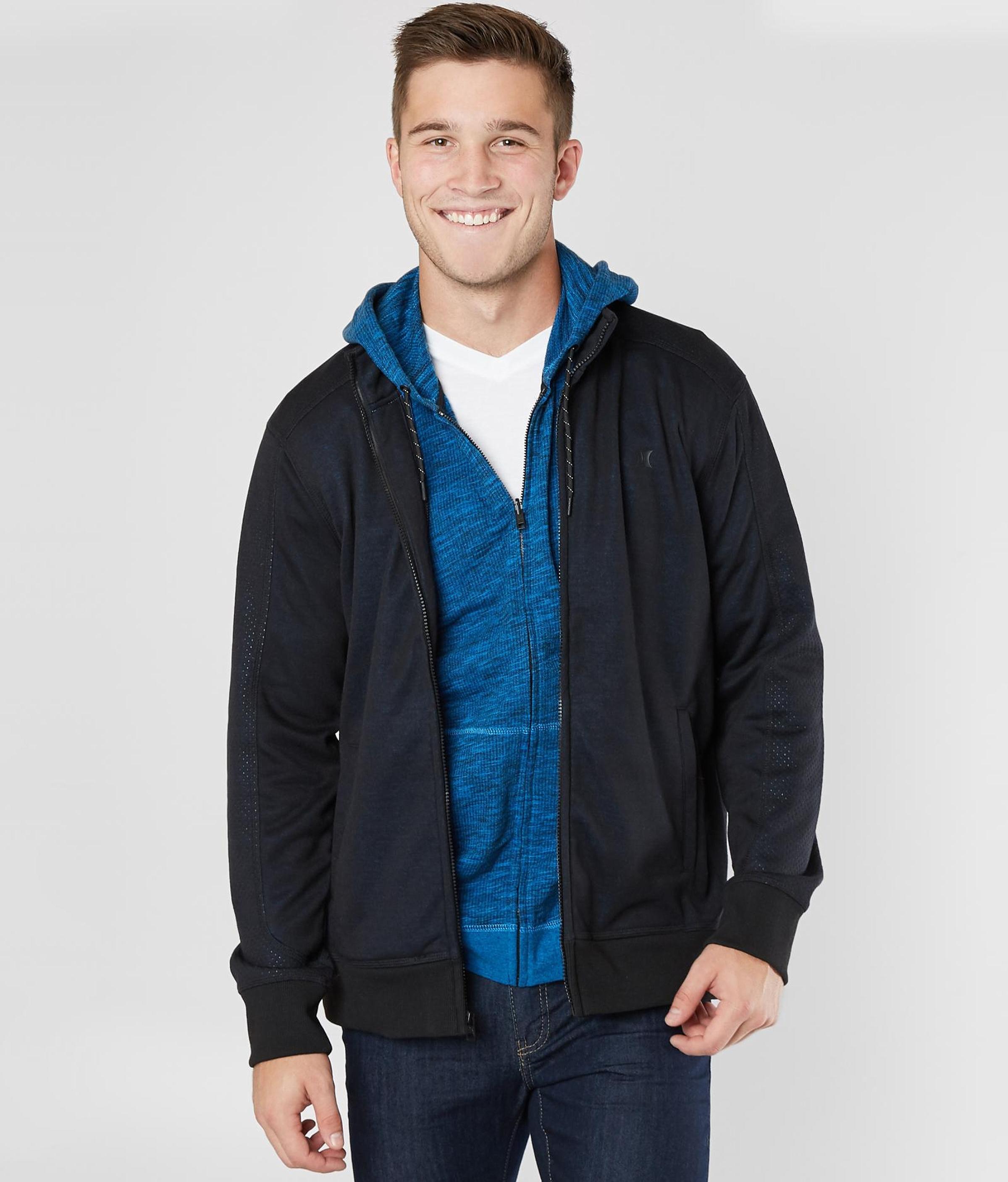 hurley track jacket