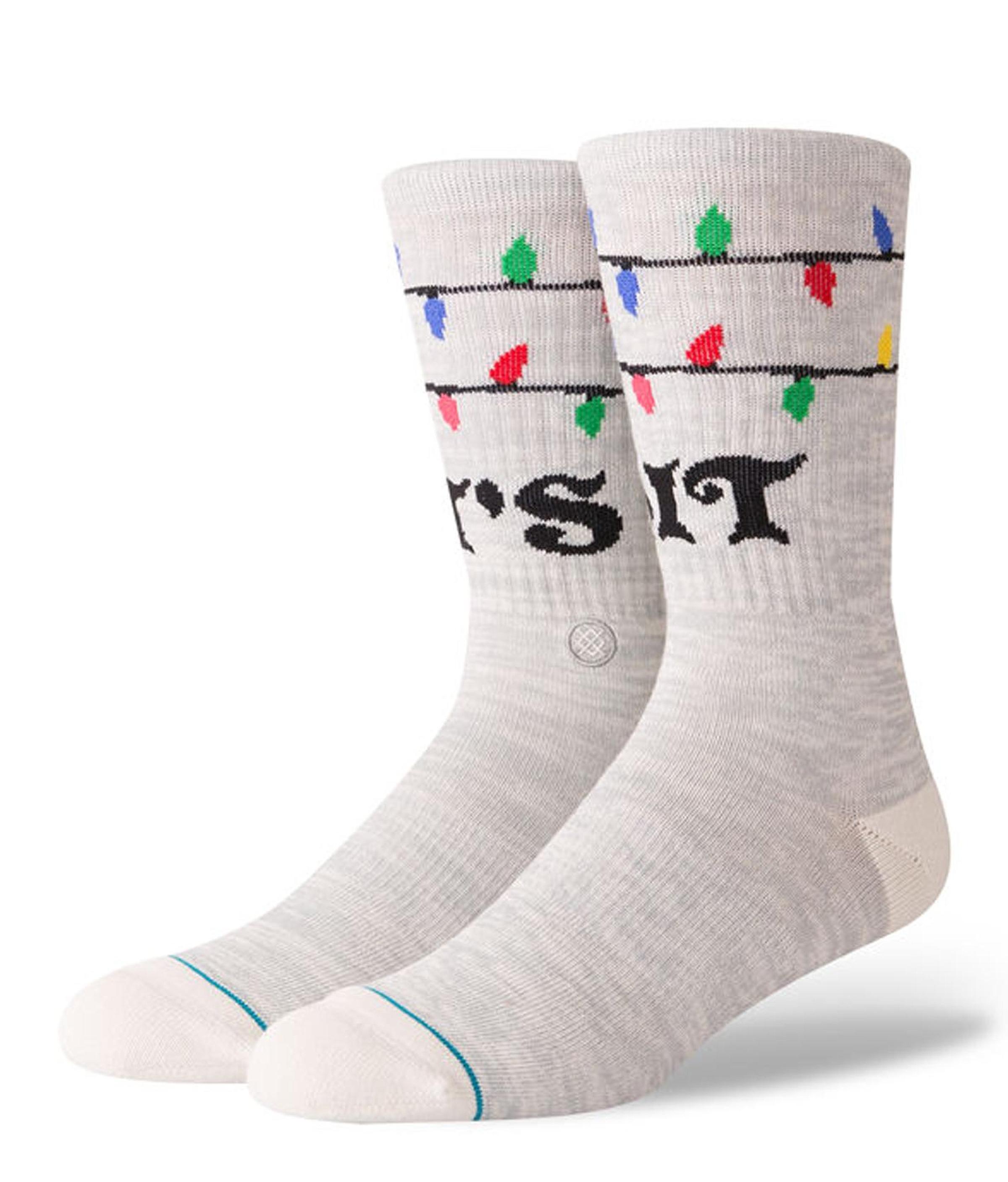 Stance It's Snow Lit Socks in White for Men | Lyst