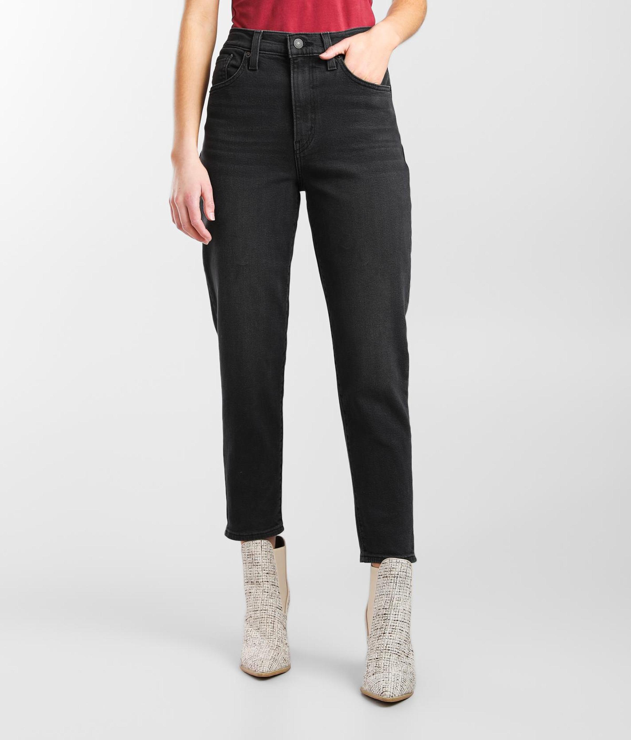 Levi's ® High Waisted Mom Jean in Black | Lyst