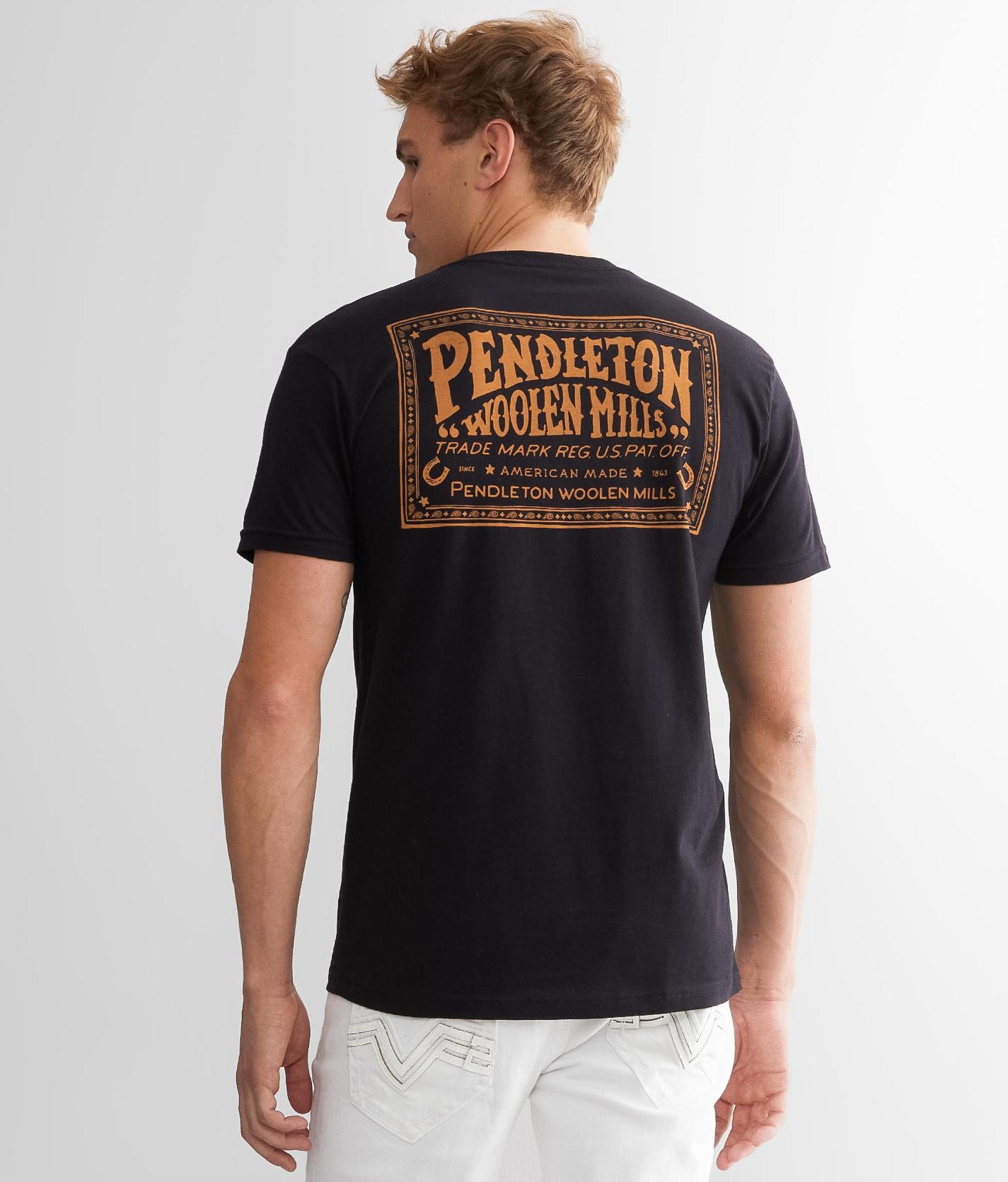 Pendleton Stamp Logo Tshirt in Black for Men Lyst