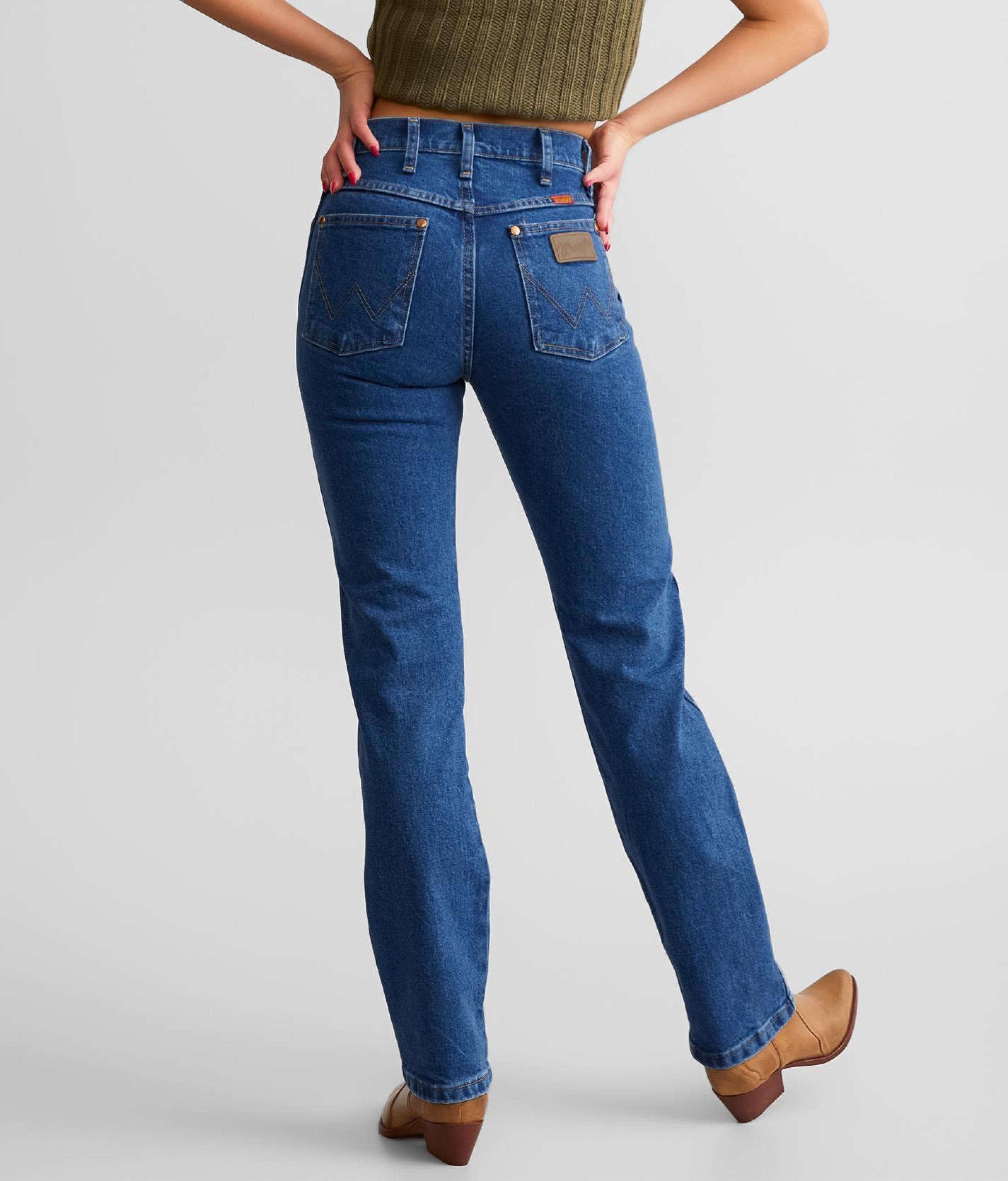 Wrangler Cowboy Cut Straight Stretch Jean in Blue | Lyst