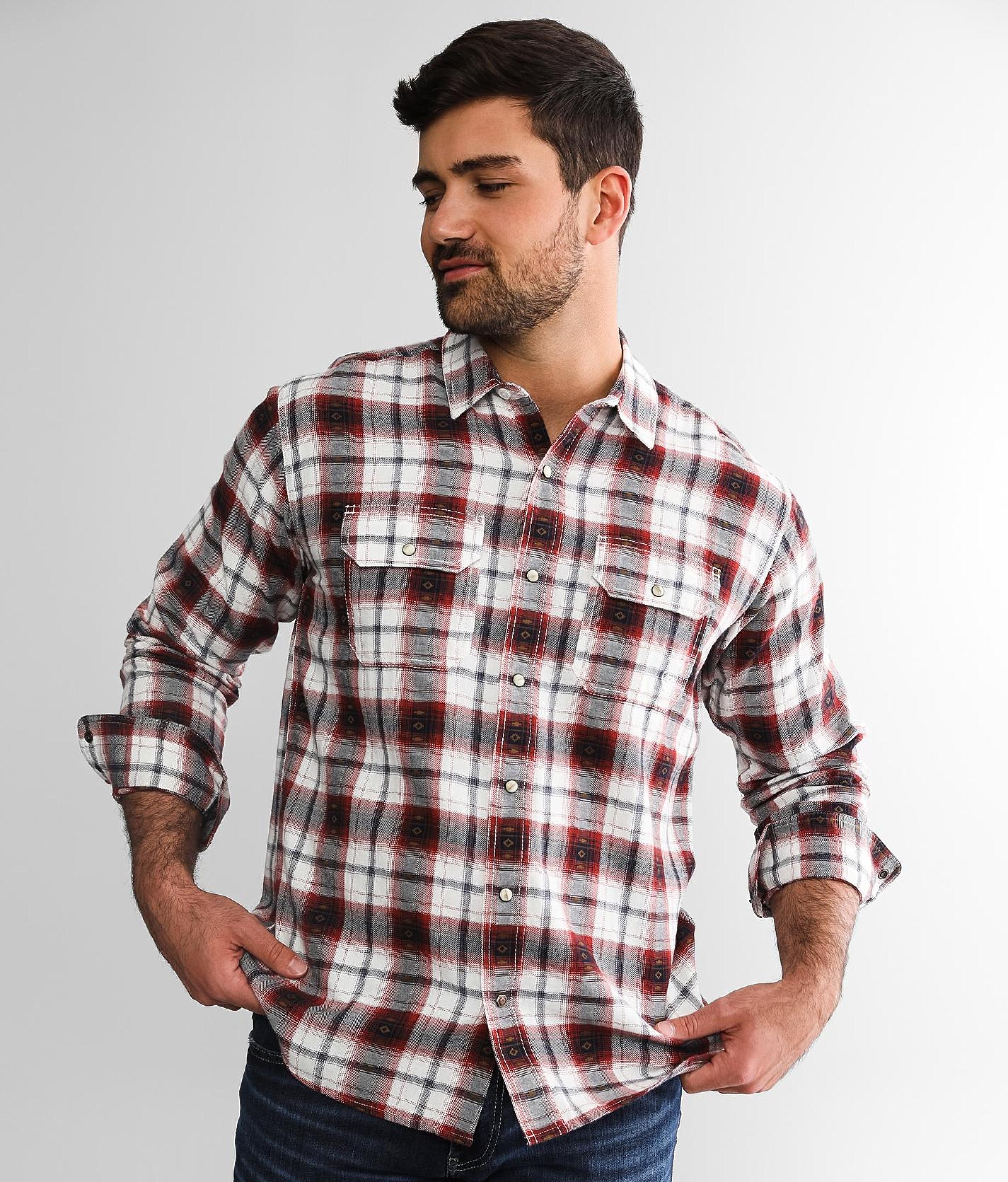 Ariat Hayne Retro Shirt in Grey;Red 