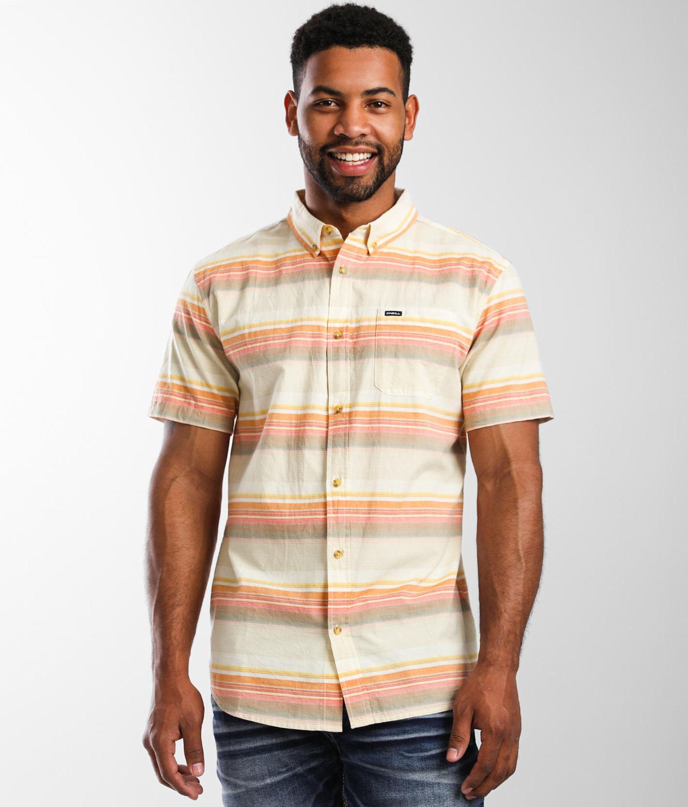 cream and orange shirt