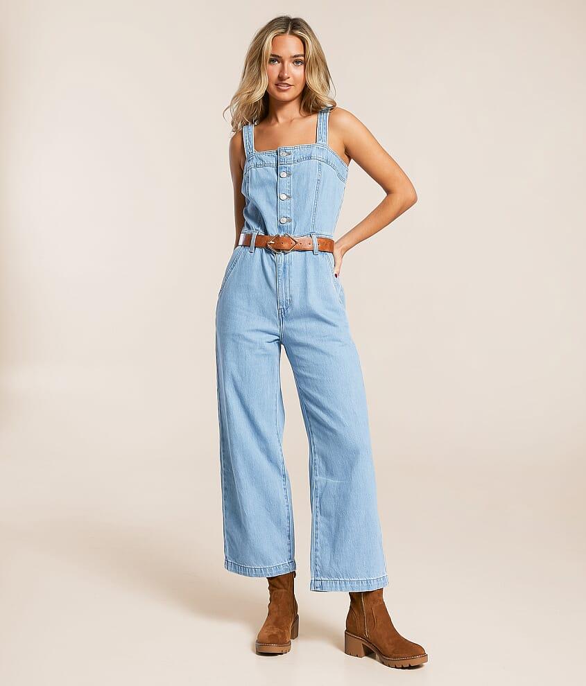 オールインワン・サロペット Levi's JUMPSUIT (003S4) セール】Levi's/リーバイス APRON OVERALL ブラック OPEN MIND