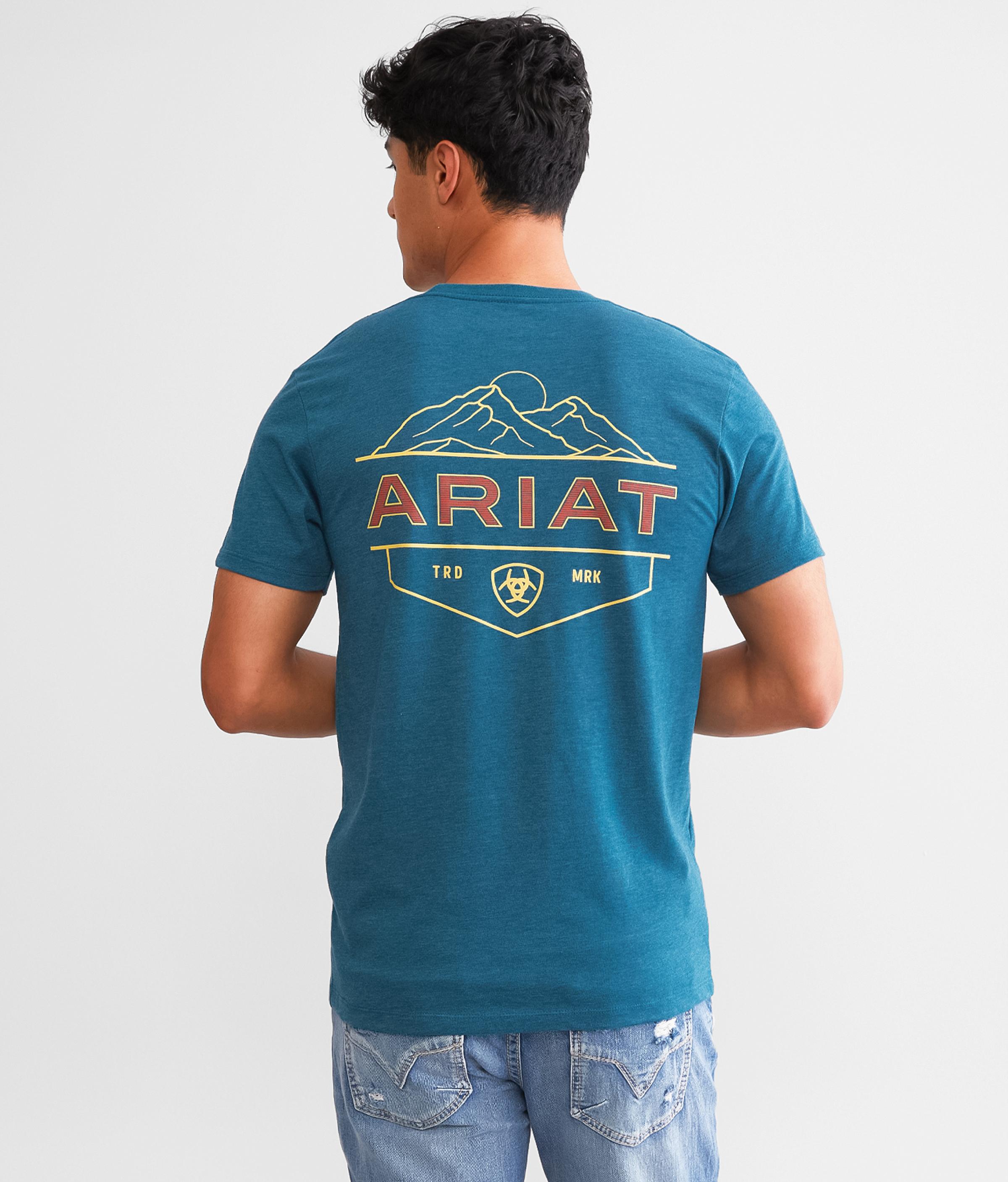 Ariat Ranger Peak T-shirt in Blue for Men | Lyst