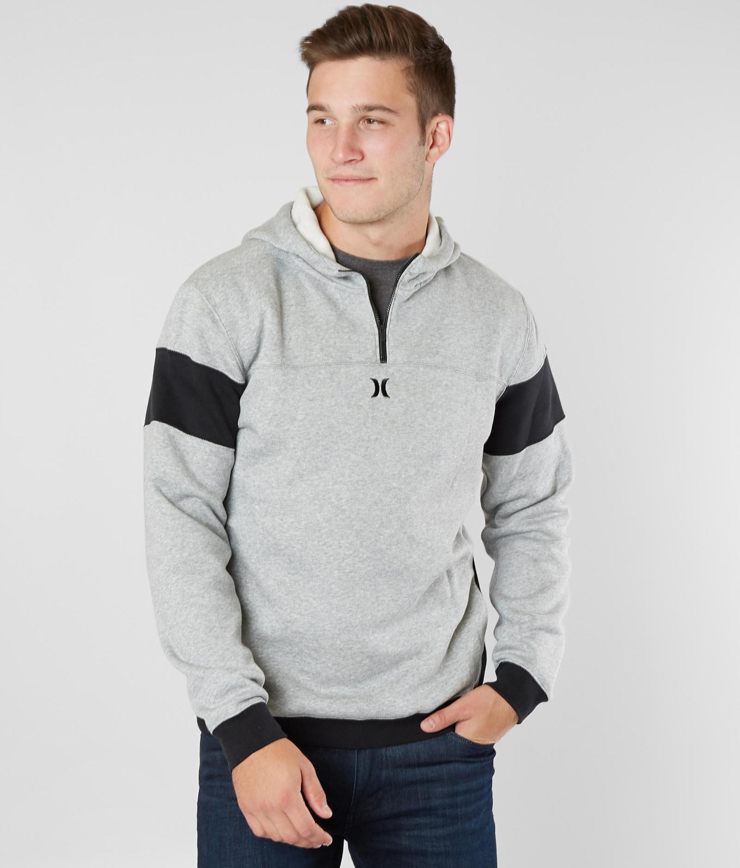 hurley surf check icon pullover