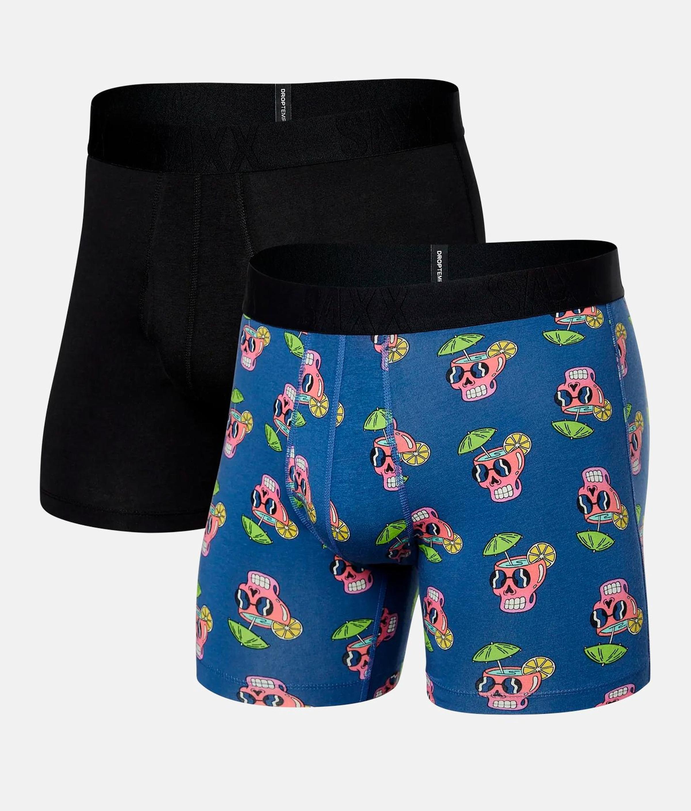 Saxx Underwear Co. 2 Pack Drop Temp Cooling Cotton Boxer Briefs in Blue for Men Lyst