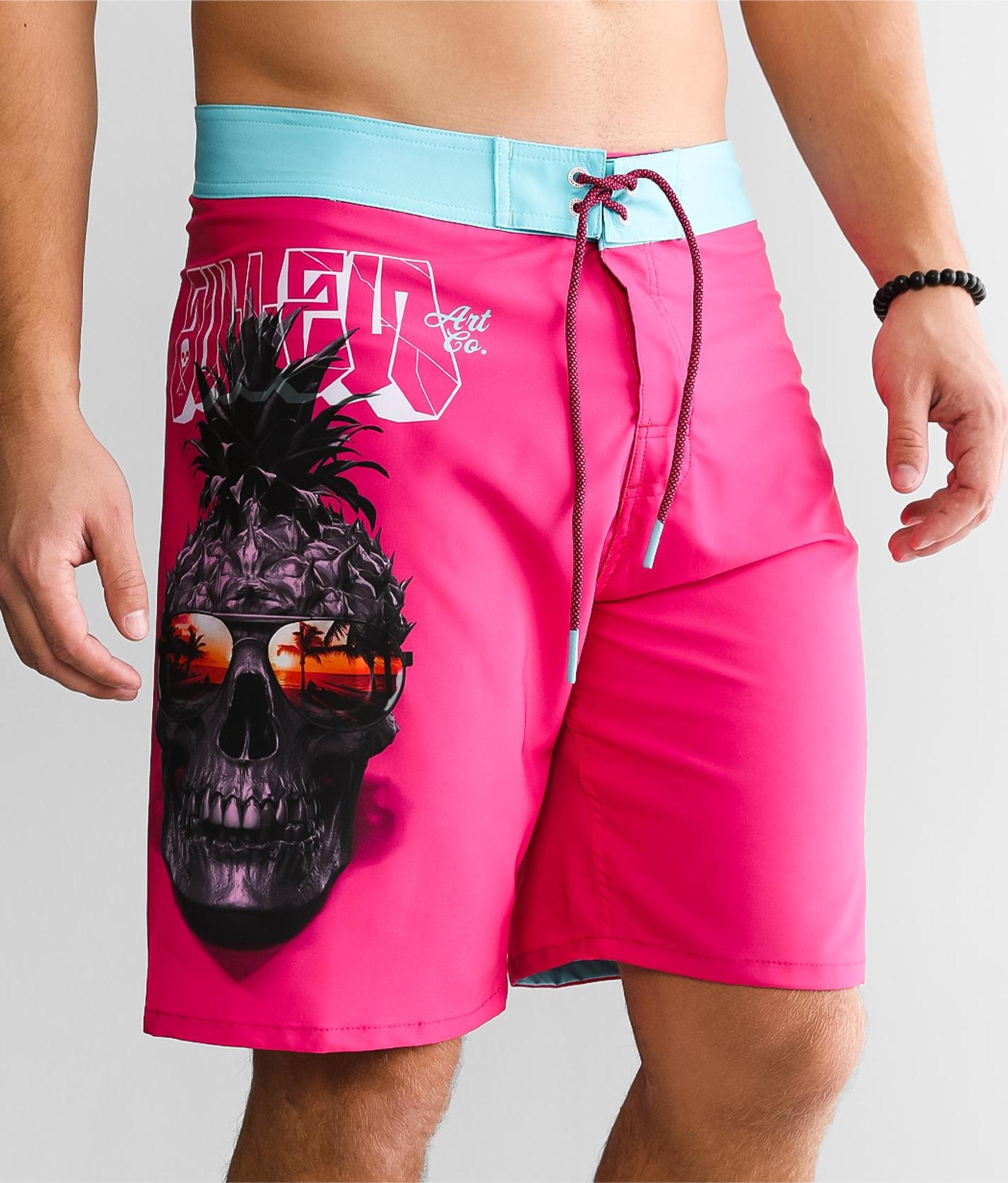 Sullen Pineapple Paradise Boardshort in Pink for Men | Lyst