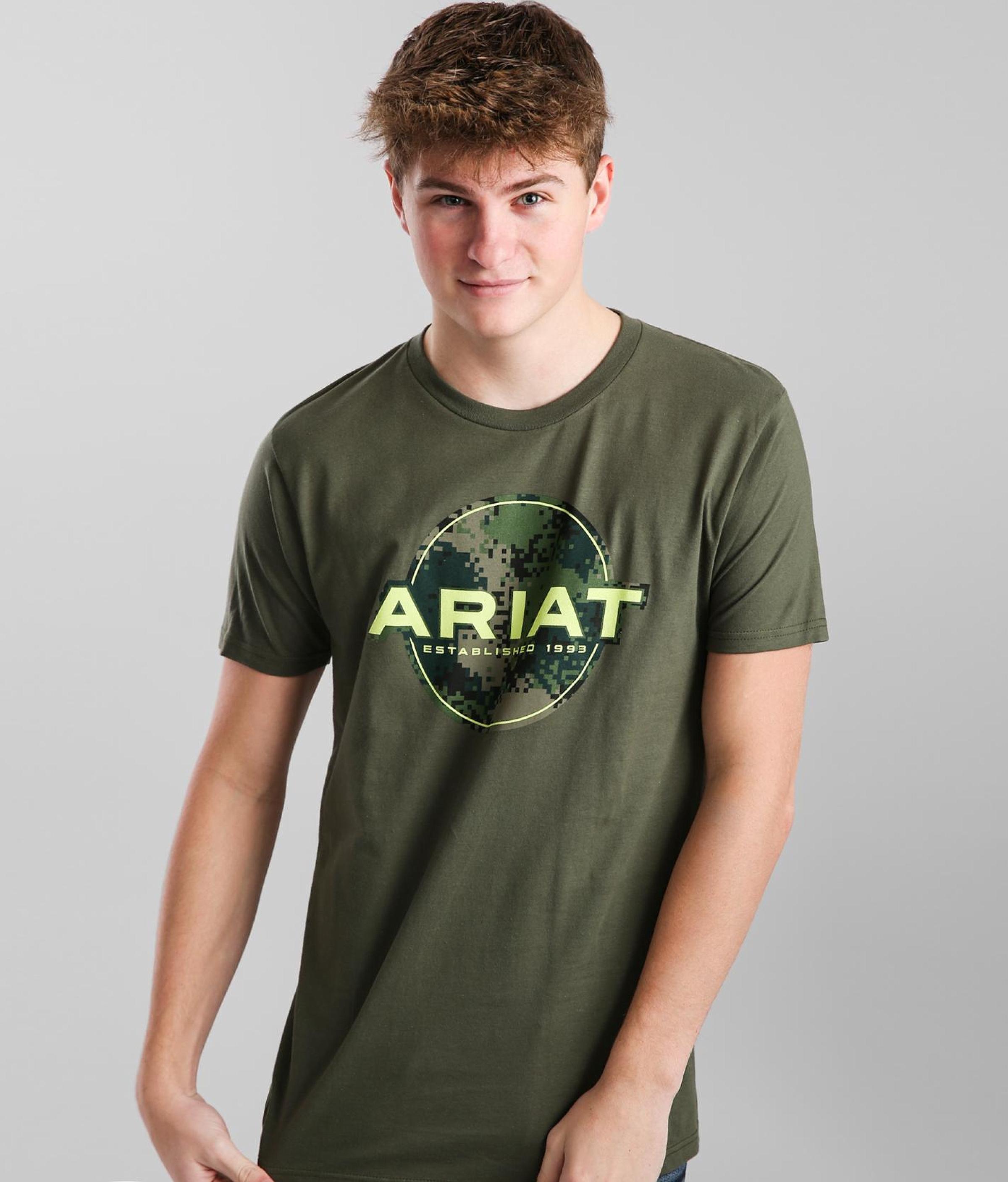 Ariat Digi Lock Up T-shirt in Green for Men - Lyst
