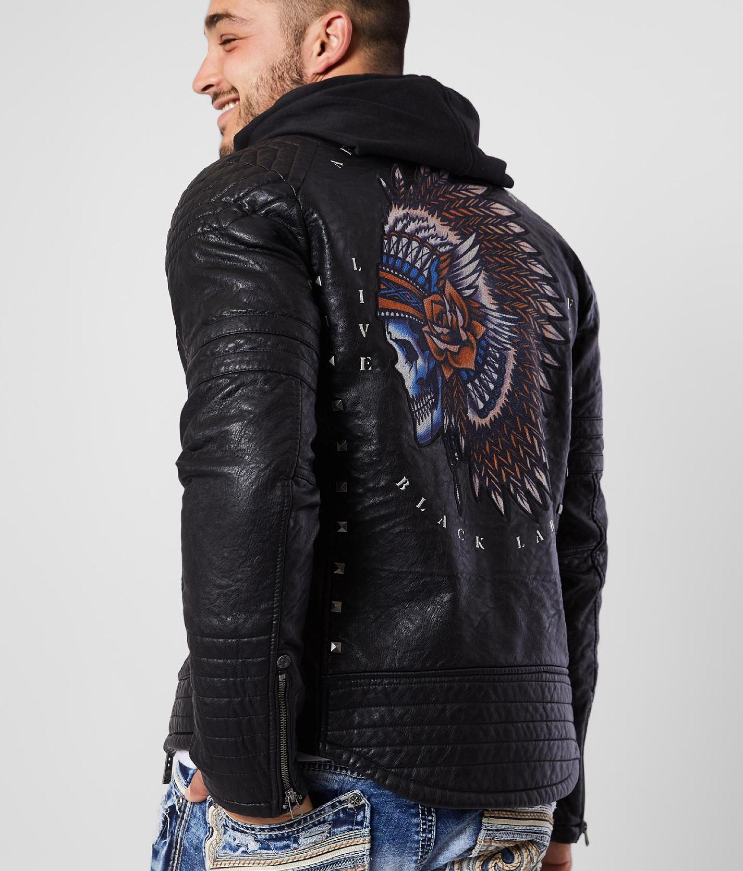affliction leather jacket