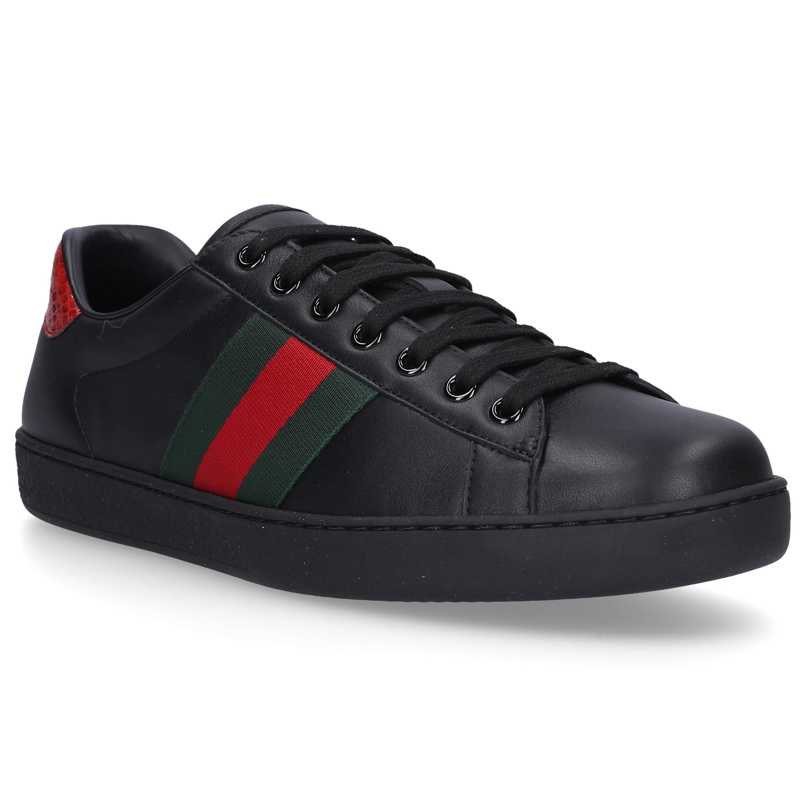 Gucci Leather Sneakers Black New Ace for Men - Save 48% - Lyst