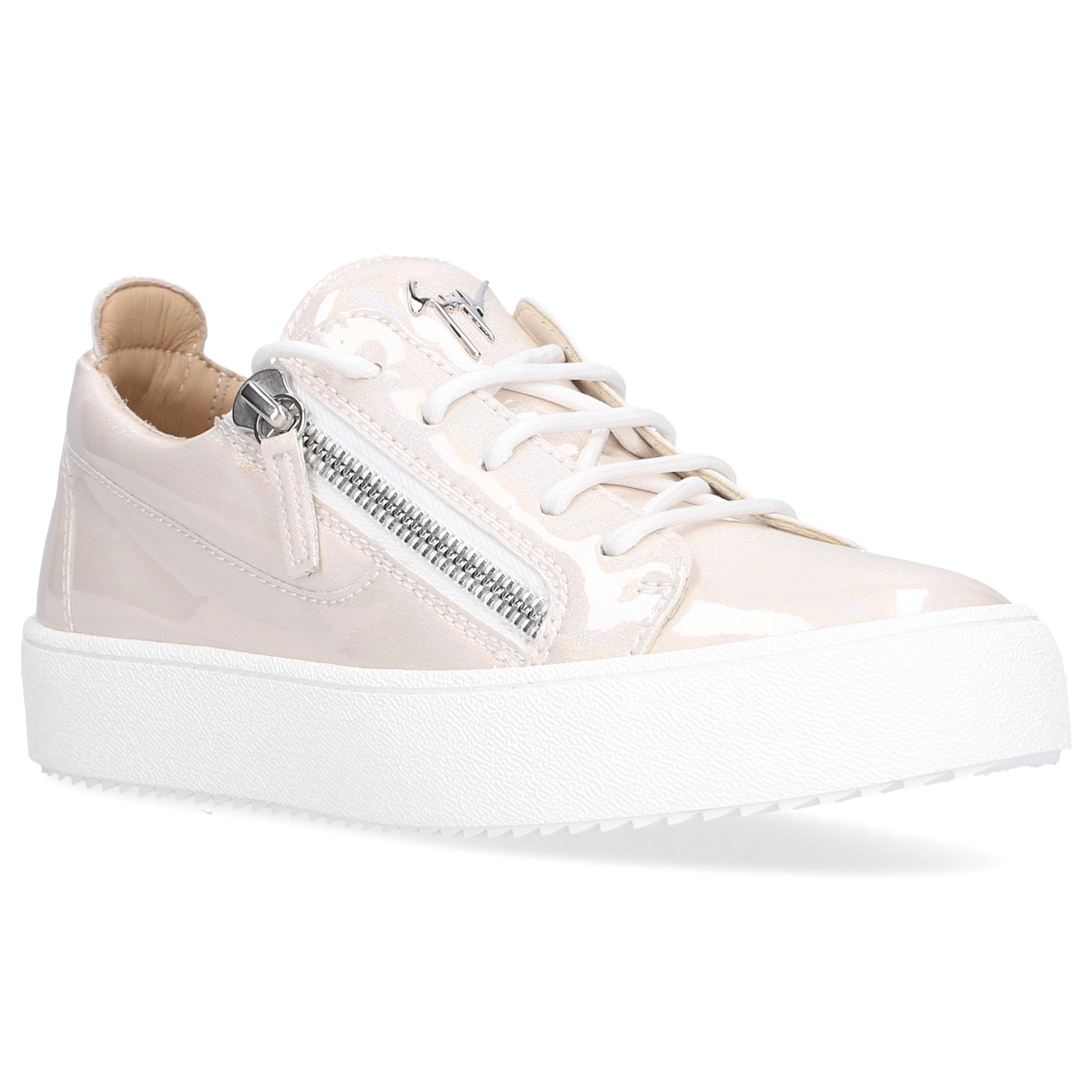 Giuseppe Leather Low-top Sneakers Frankie Beige (Natural) - Lyst