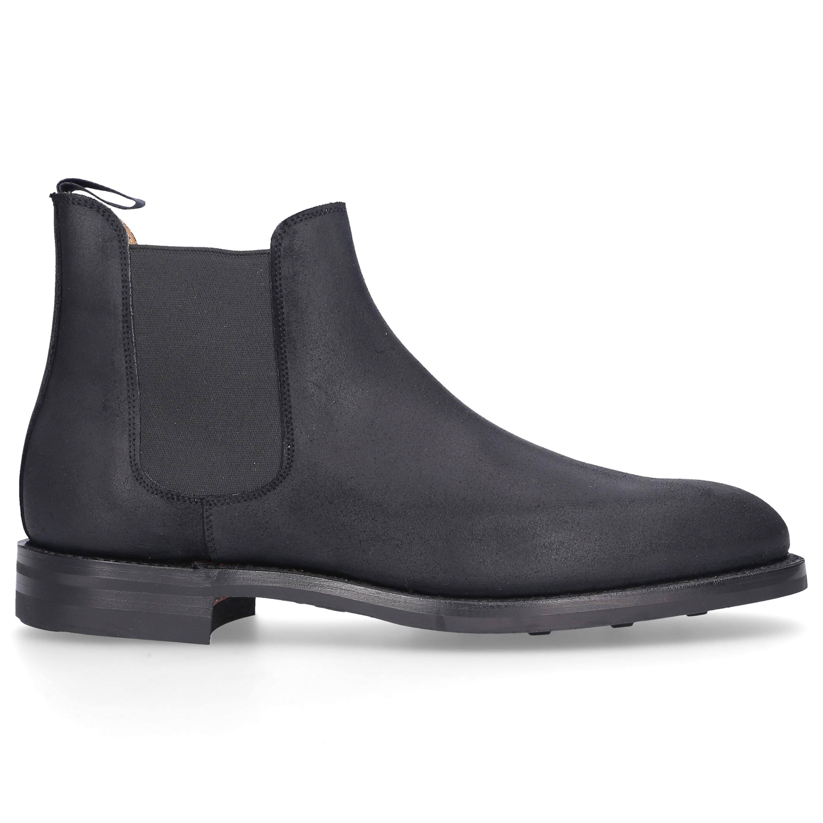 Crockett and Jones Chelsea Boots Chelsea 5 Suede Black for Men Lyst