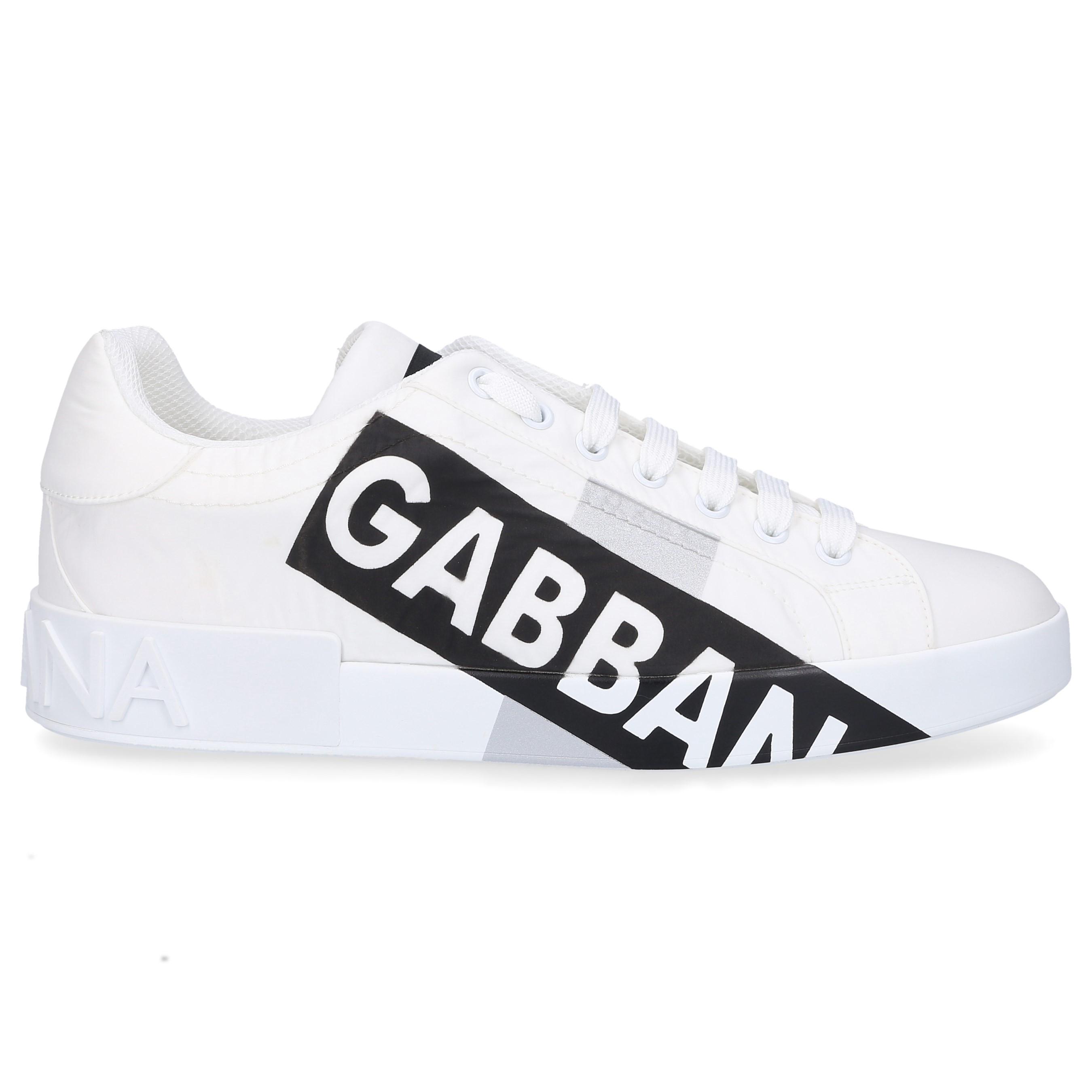 Dolce & Gabbana Nylon Portofino Sneakers With Logo Tape for Men | Lyst