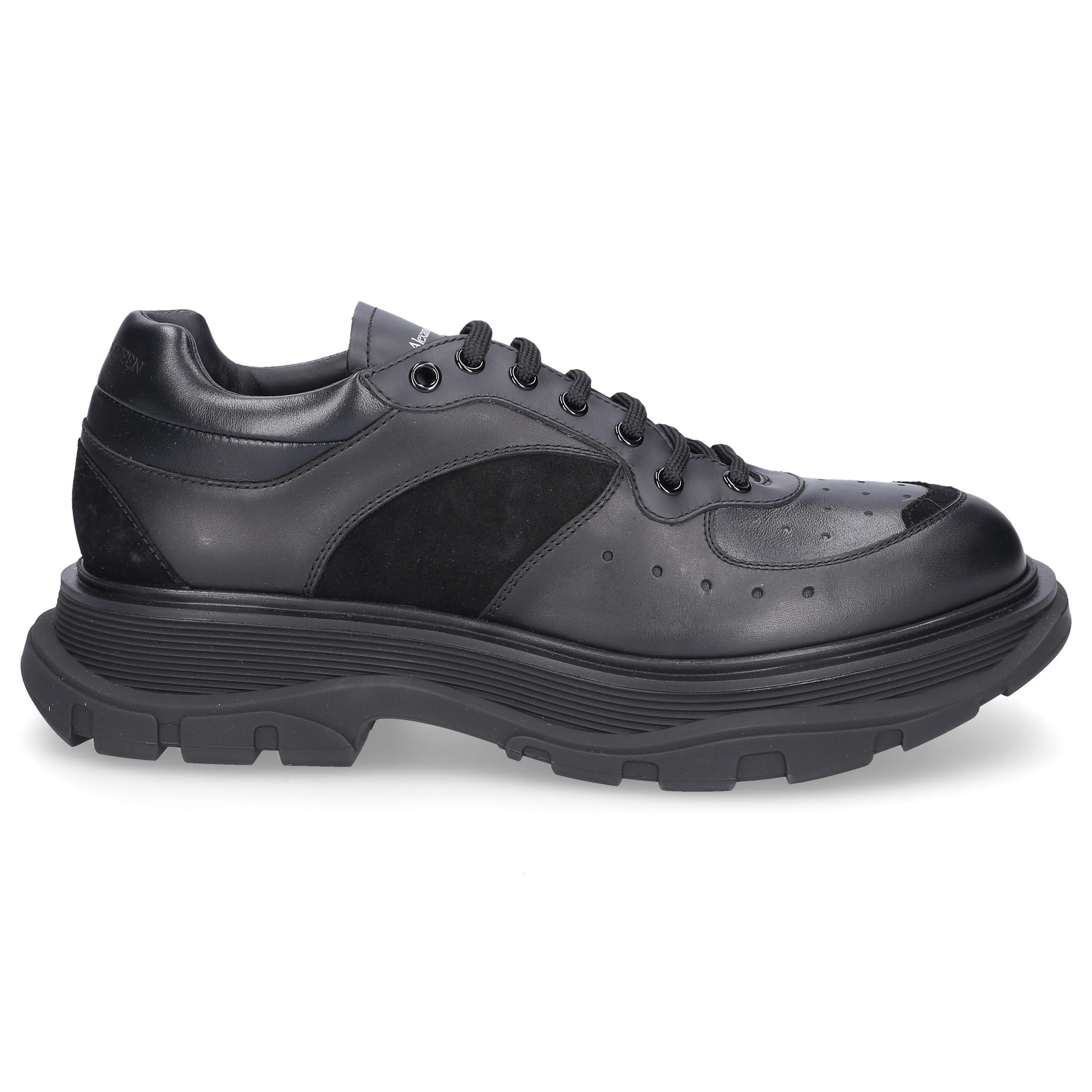 leather alexander mcqueen mens trainers