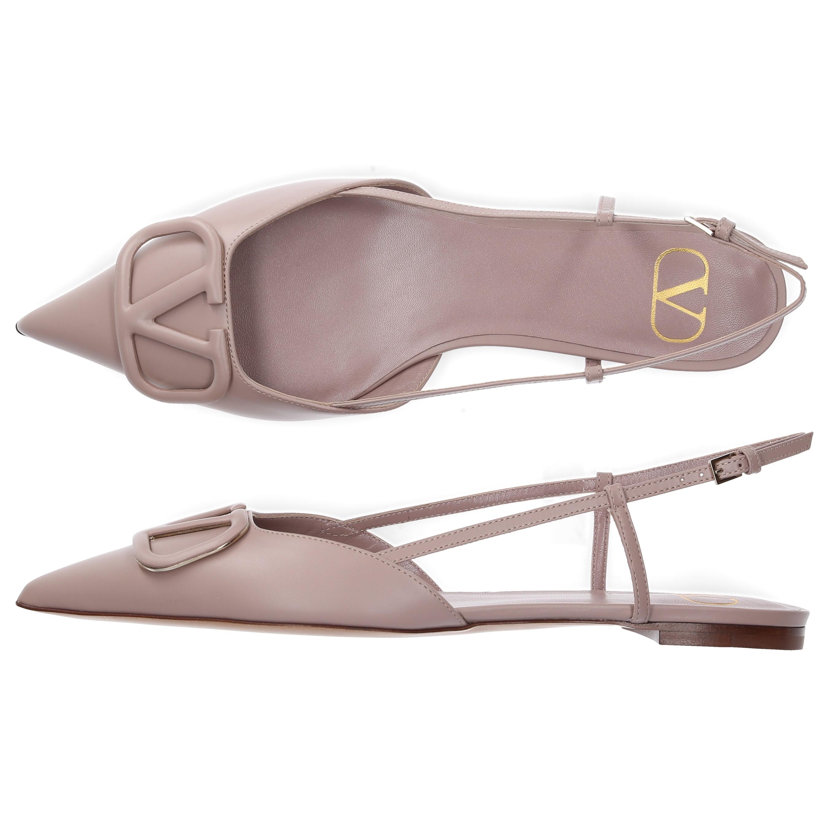 valentino flat slingback